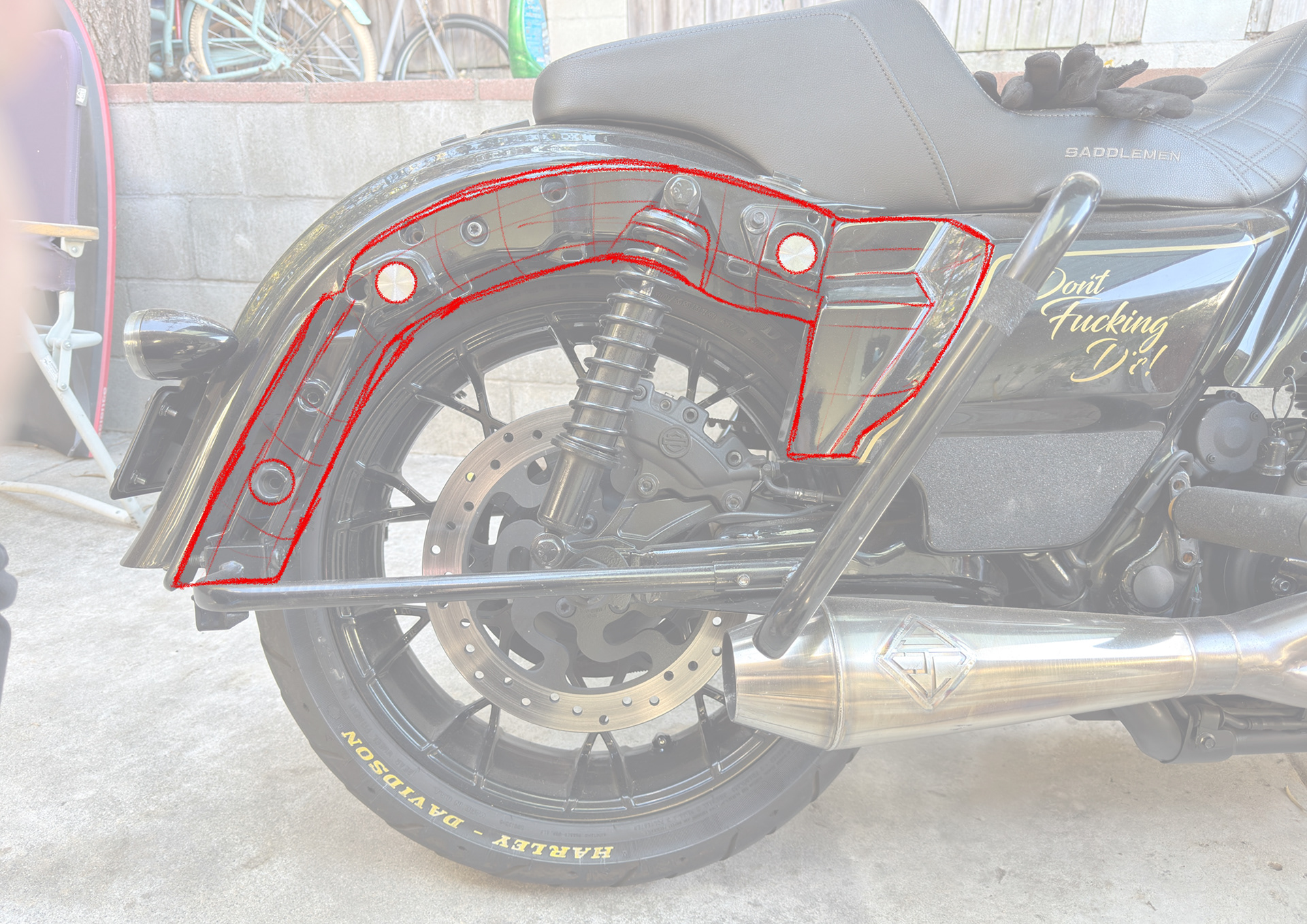 Initial sketch provided by the client