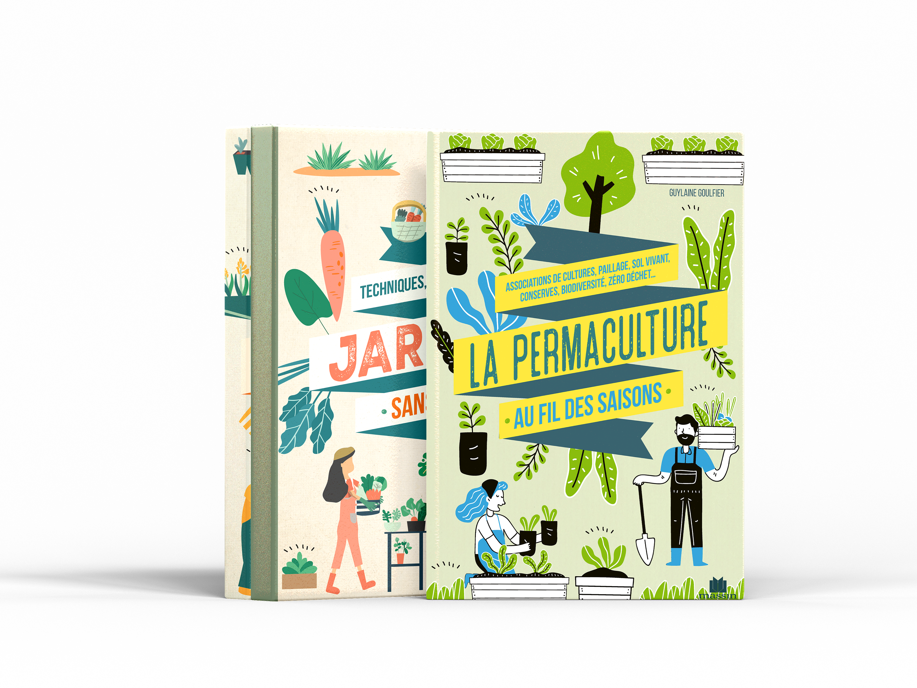 Conception du principe de couverture pour la collection Jardin.