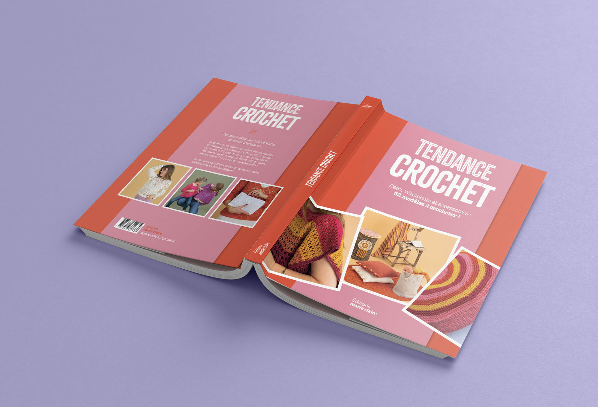 Conception graphique de la couverture.
