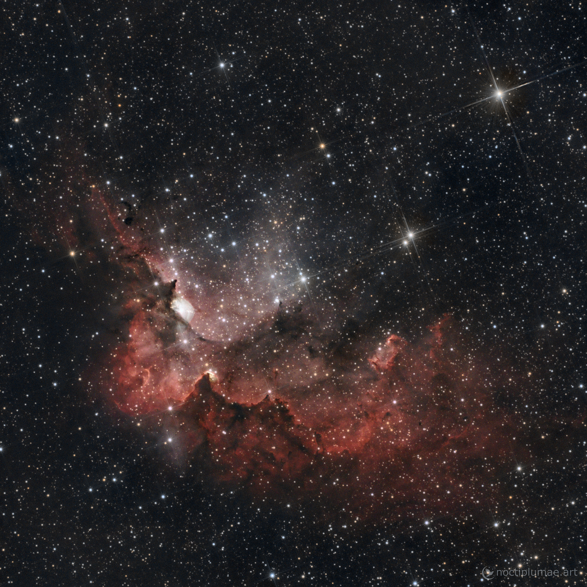 NGC7380 Wizard Nebulae