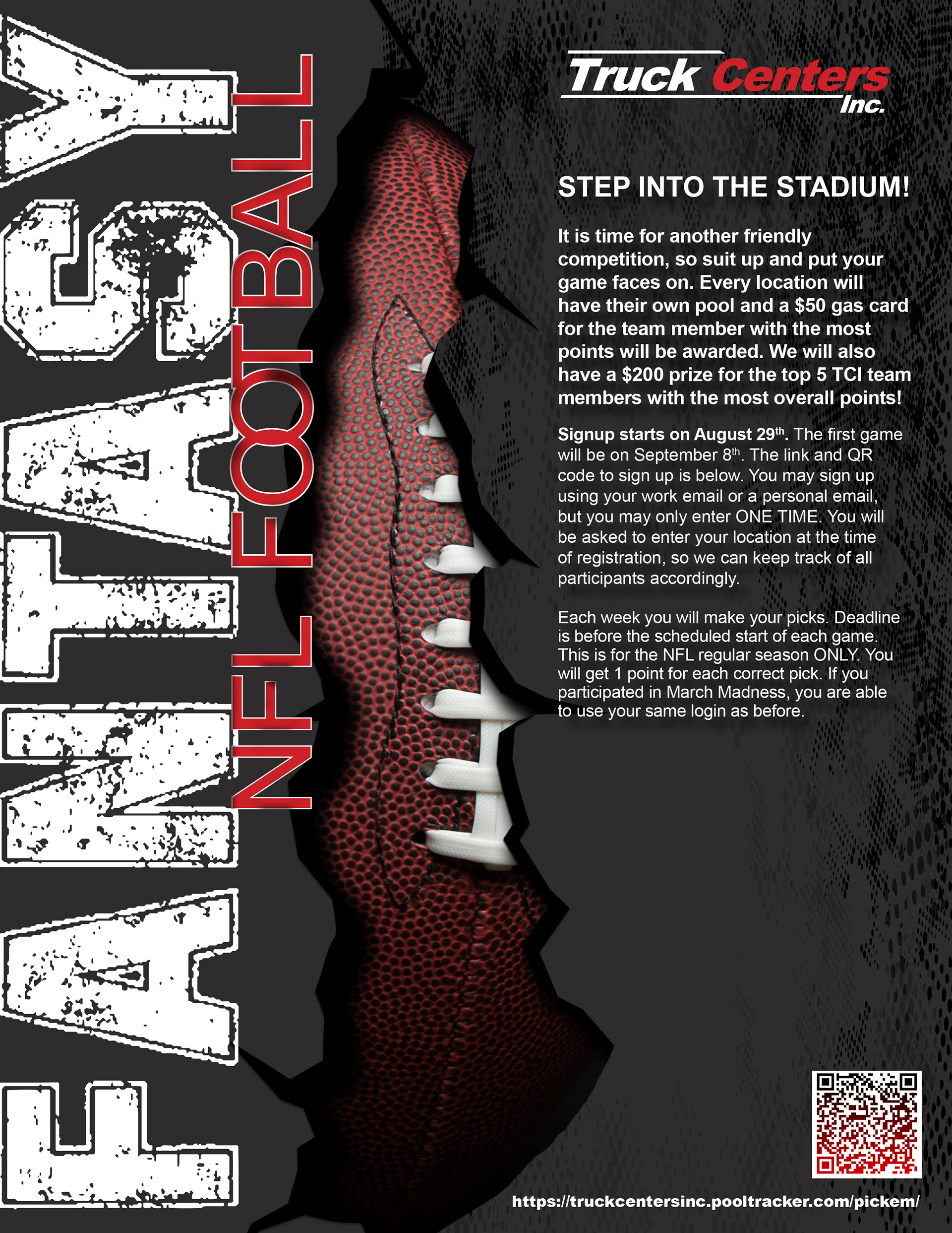 Fantasy Football - Employee Engagement Flyer