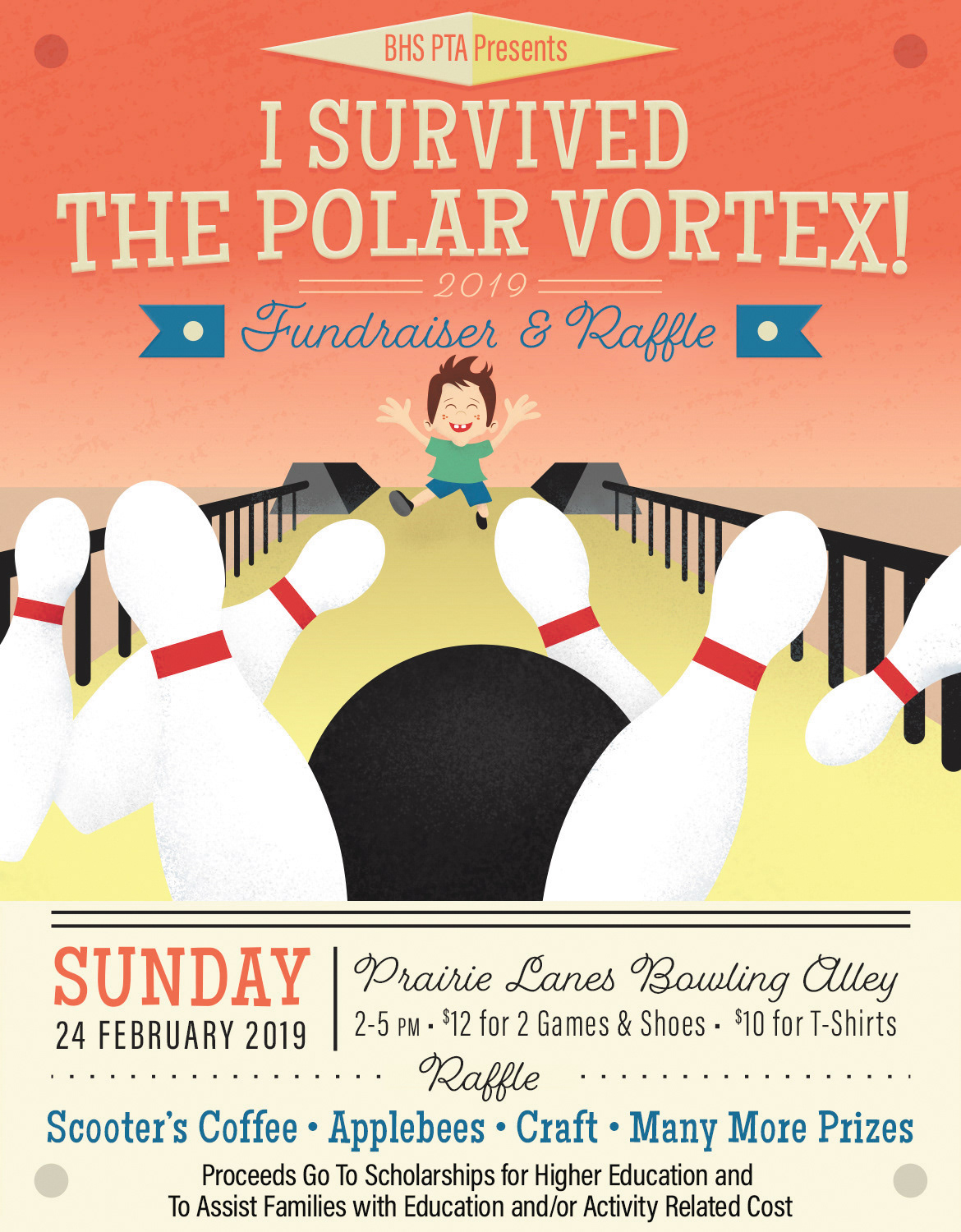 Flyer-style illustrated ad