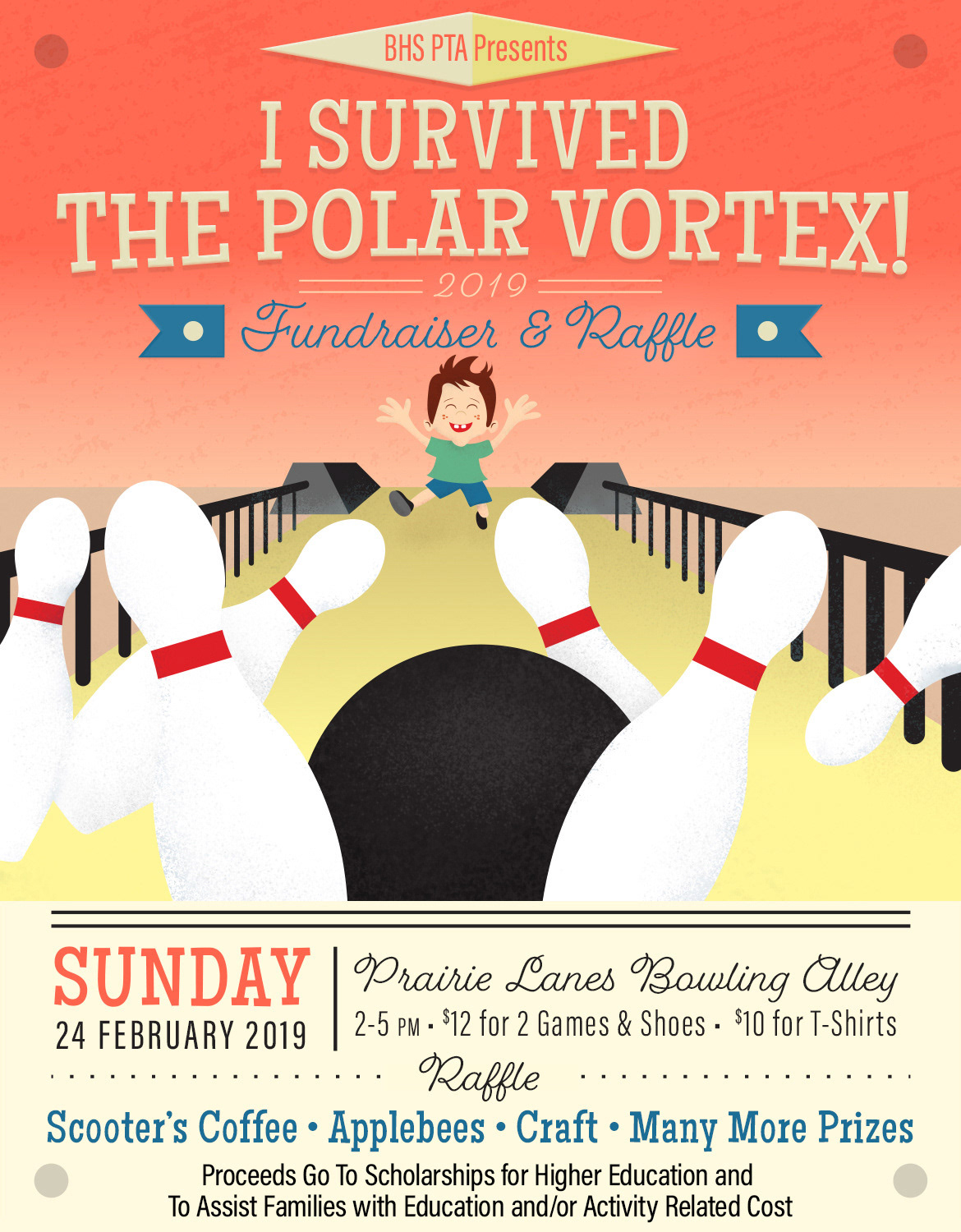 Flyer-style illustrated ad