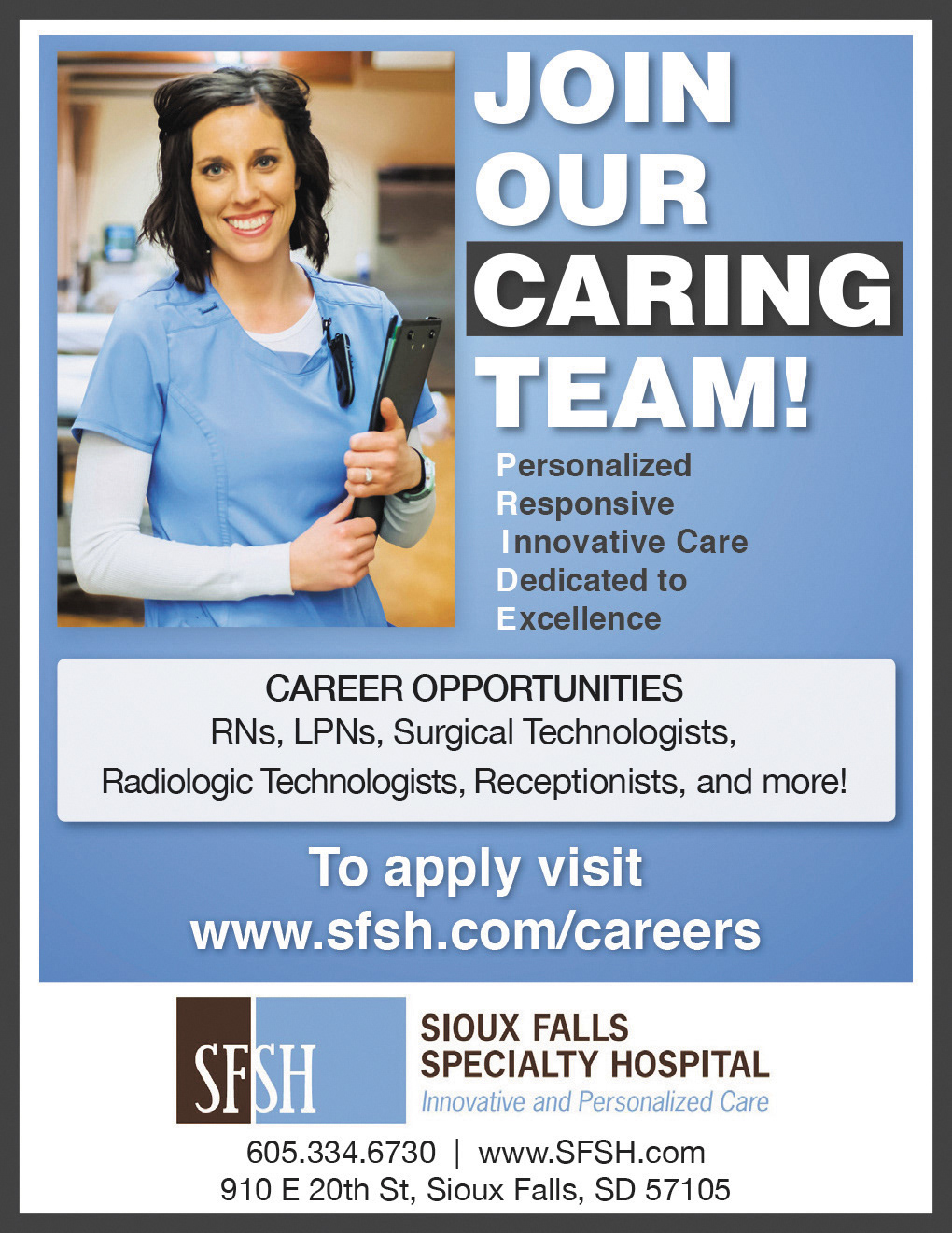 Help wanted ad layout