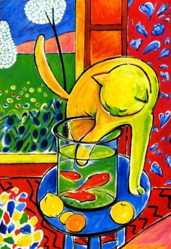 Cat with Red Fish, 1914. Henri Matisse