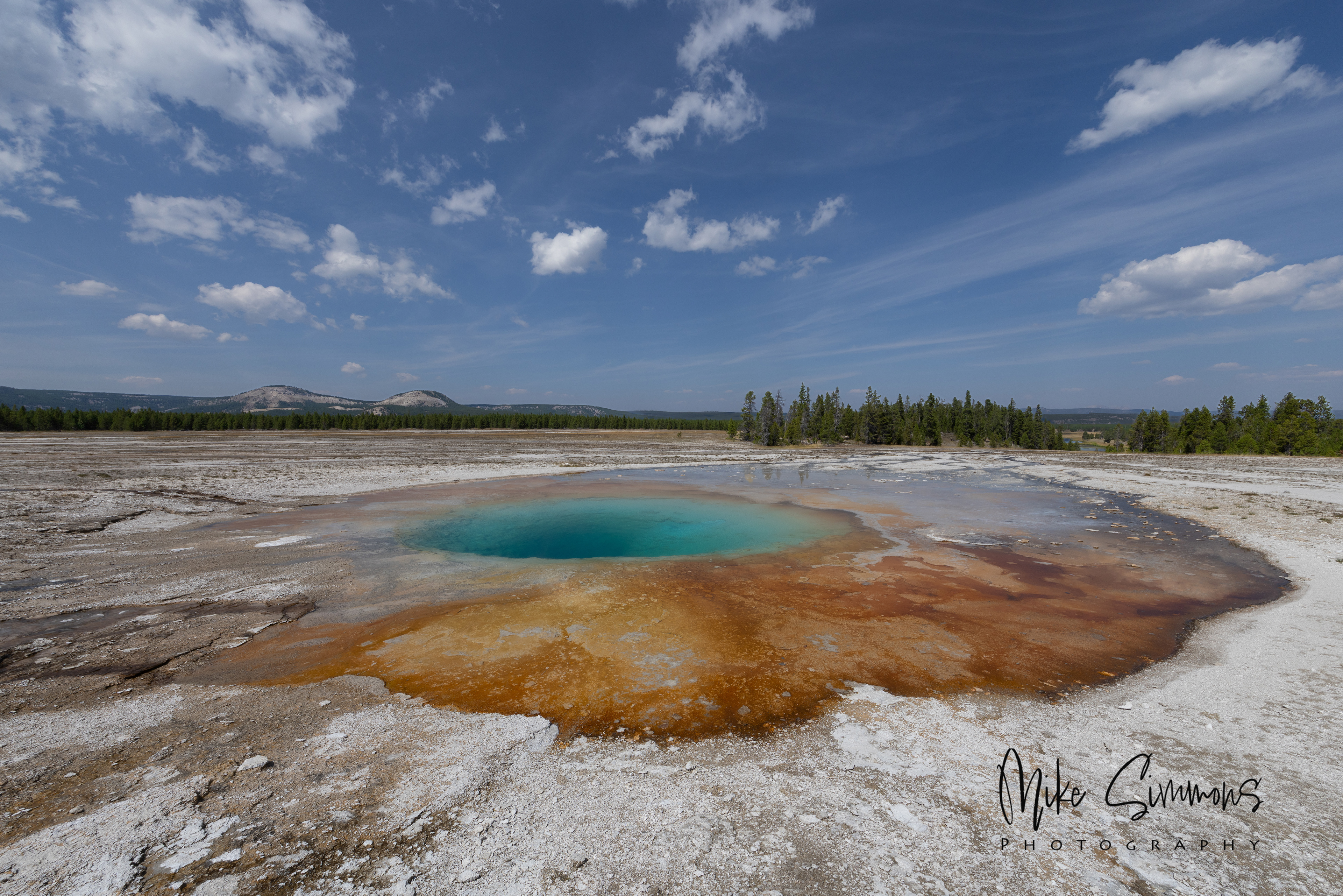 Opal pool in Yellowstone NP