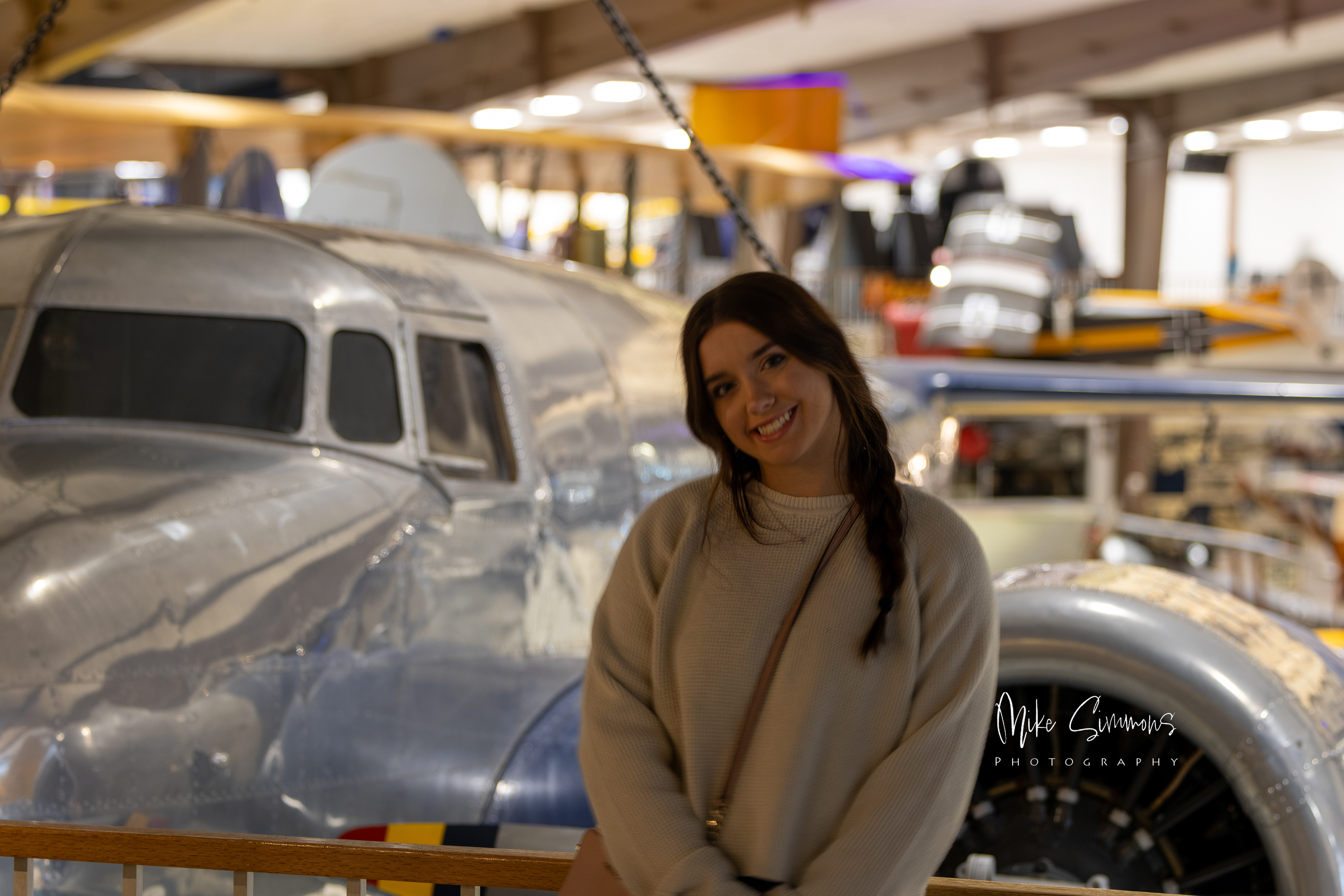 Having fun at the Pensacola NAS museum
