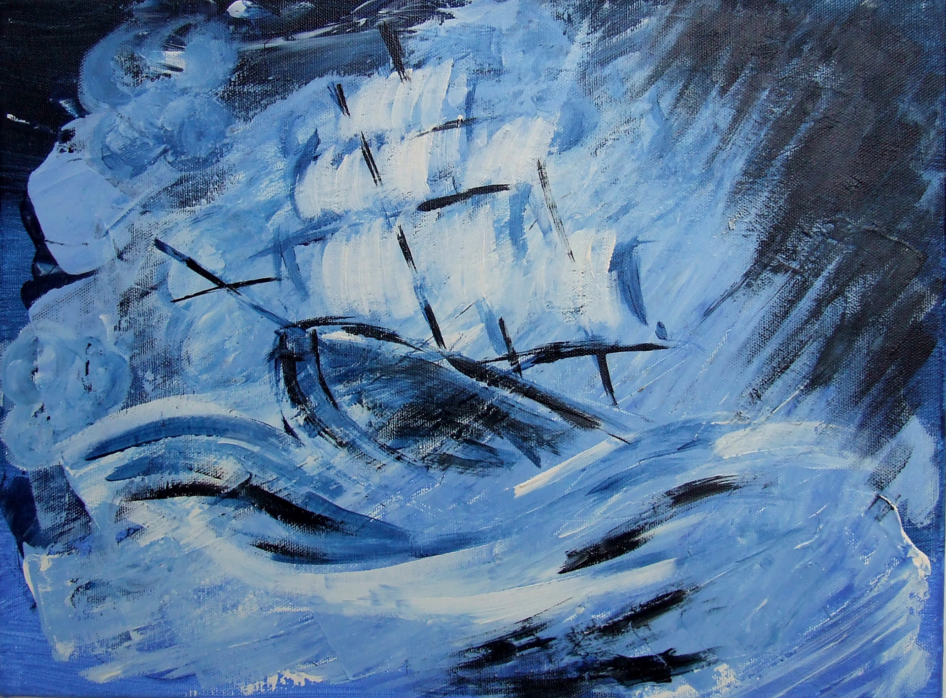  Storm · Ovi Bindiu · Acrylic on Canvas · Fine Art Print Available