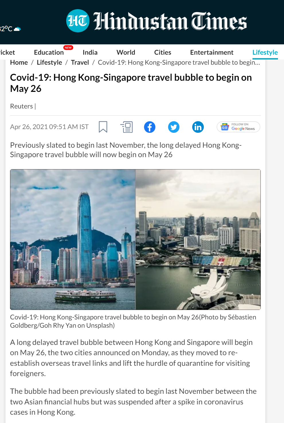 https://www.hindustantimes.com/lifestyle/travel/covid19-hong-kong-singapore-travel-bubble-to-begin-on-may-26-101619410402260.html