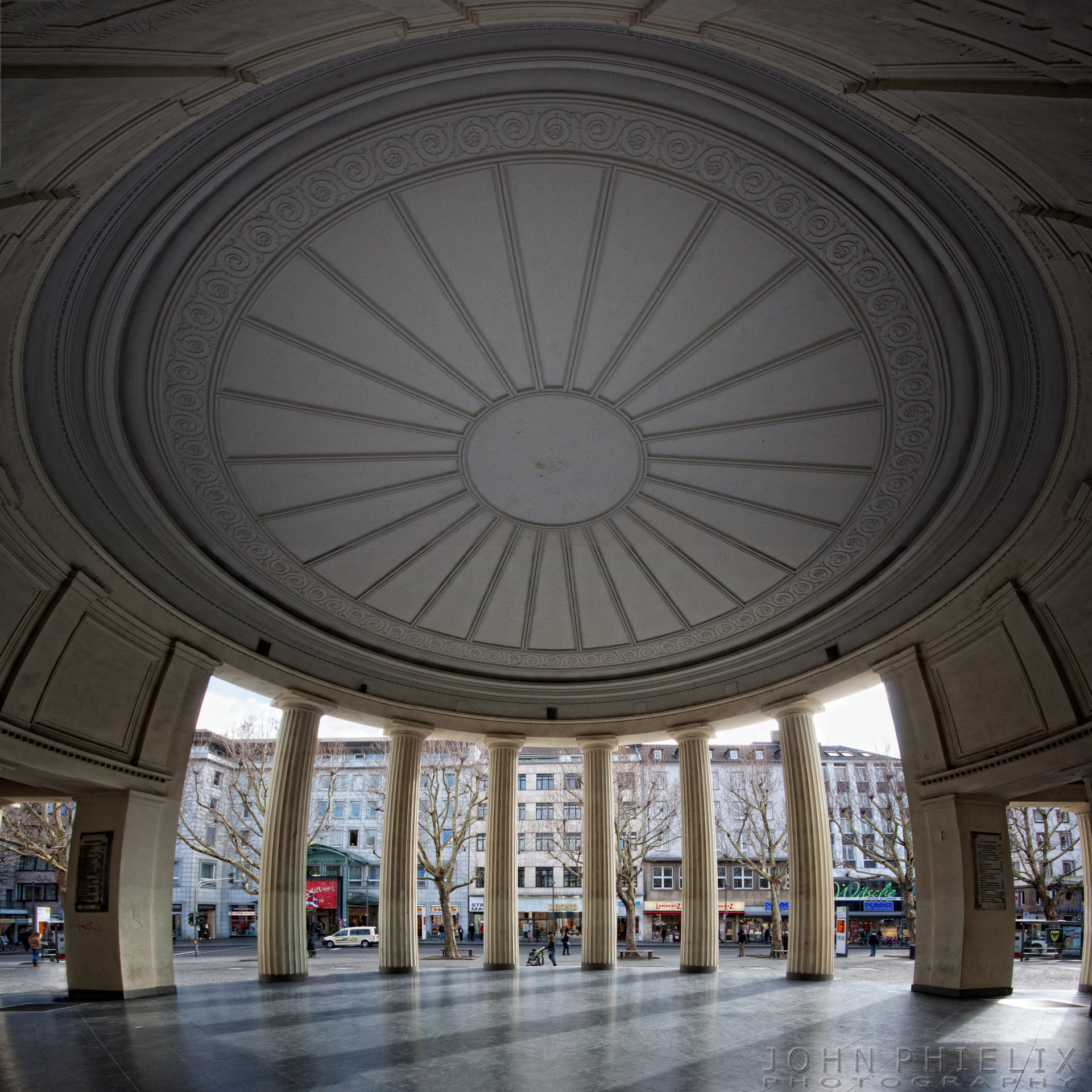neoclassical Elisenbrunnen pavilion in Aachen, Germany
