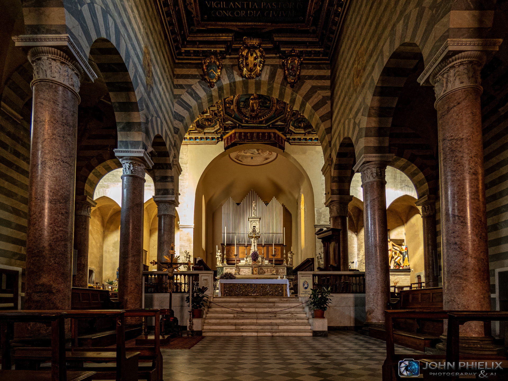 Cathedral of Santa Maria Assunta (Duomo di Volterra) in Volterra, Tuscany, Italy