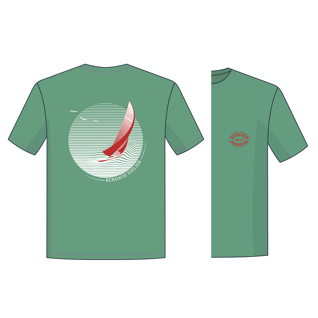 Illustration pour T-shirt homme . Variante couleur