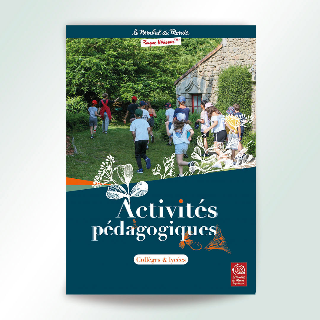 Brochure des activités pédagogiques : couverture