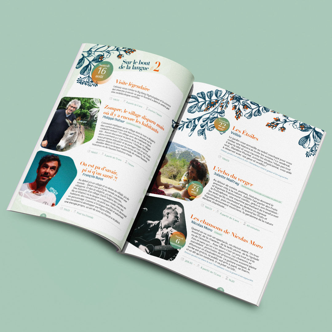 Programme de la saison : pages intérieures