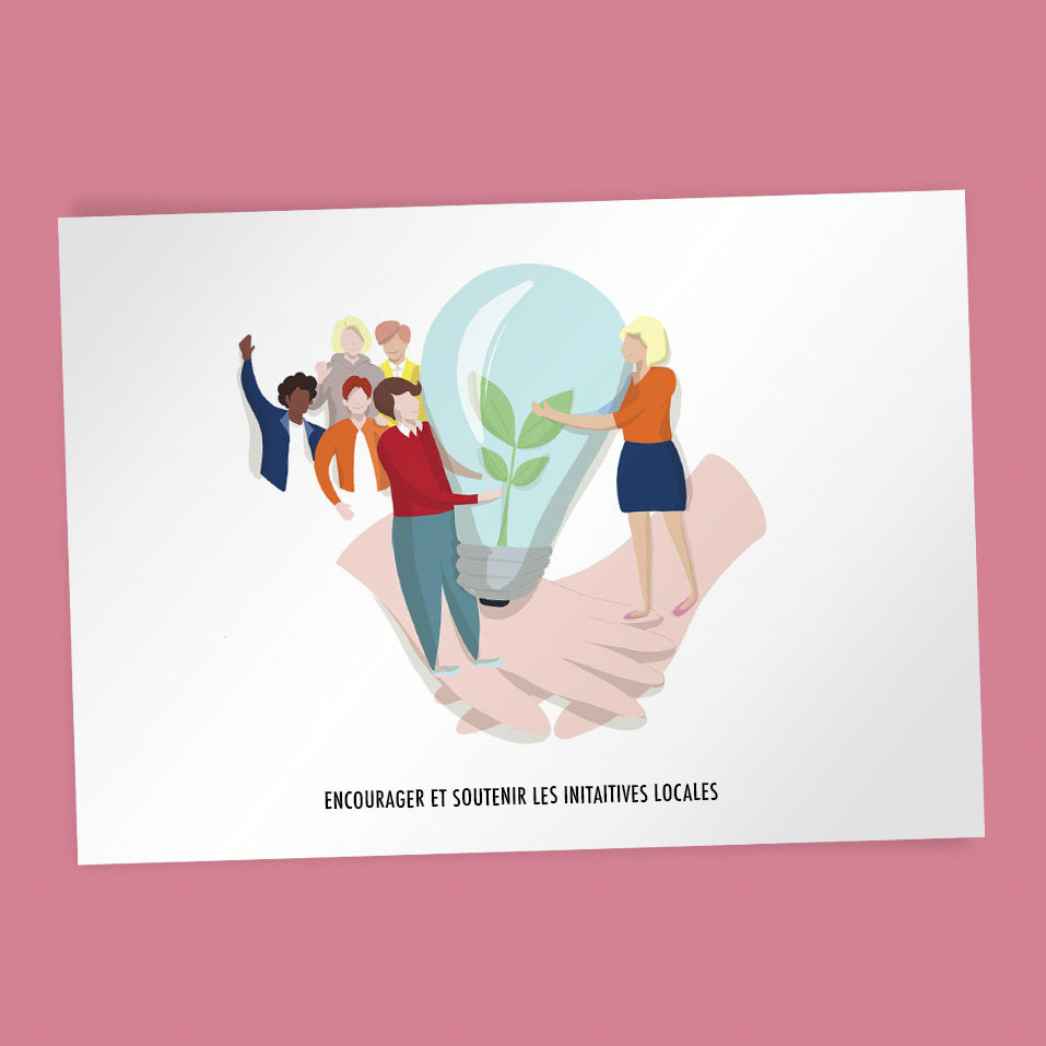 Illustration : encourager et soutenir les initiatives locales
