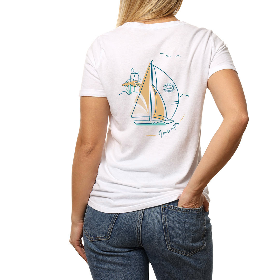 Illustration pour T-shirt femme