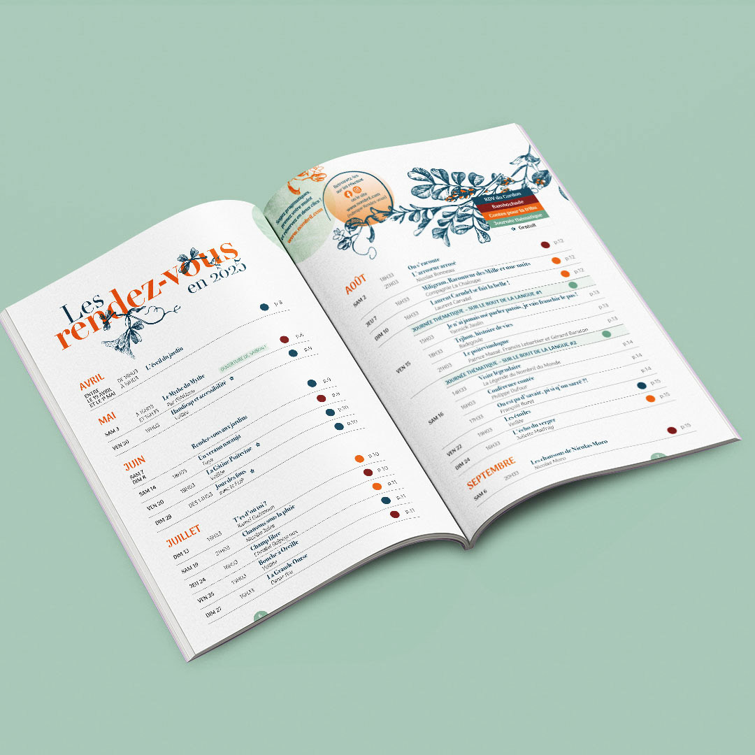 Programme de la saison : pages intérieures