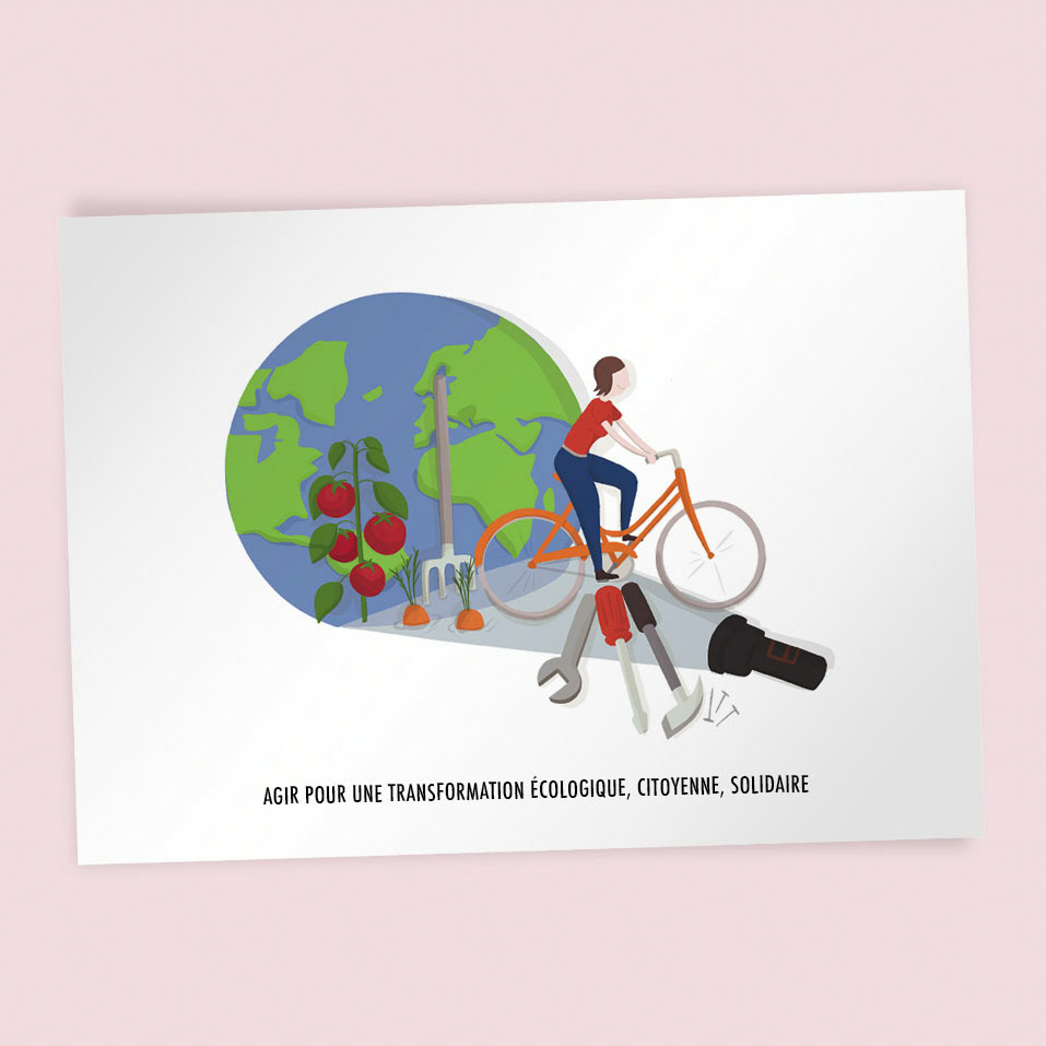 Illustration : agir pour une transformation écologique, citoyenne, solidaire