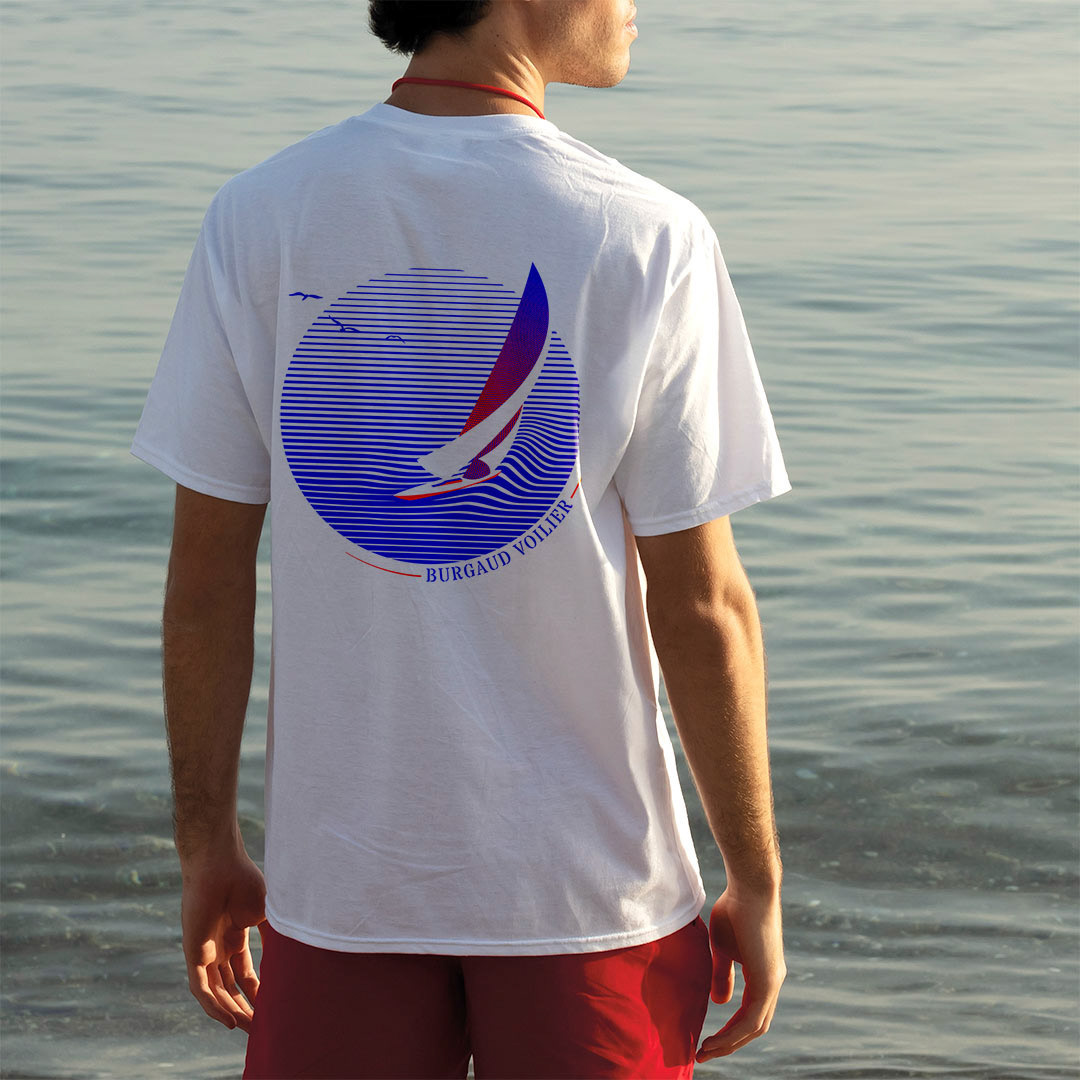 Illustration pour T-shirt homme