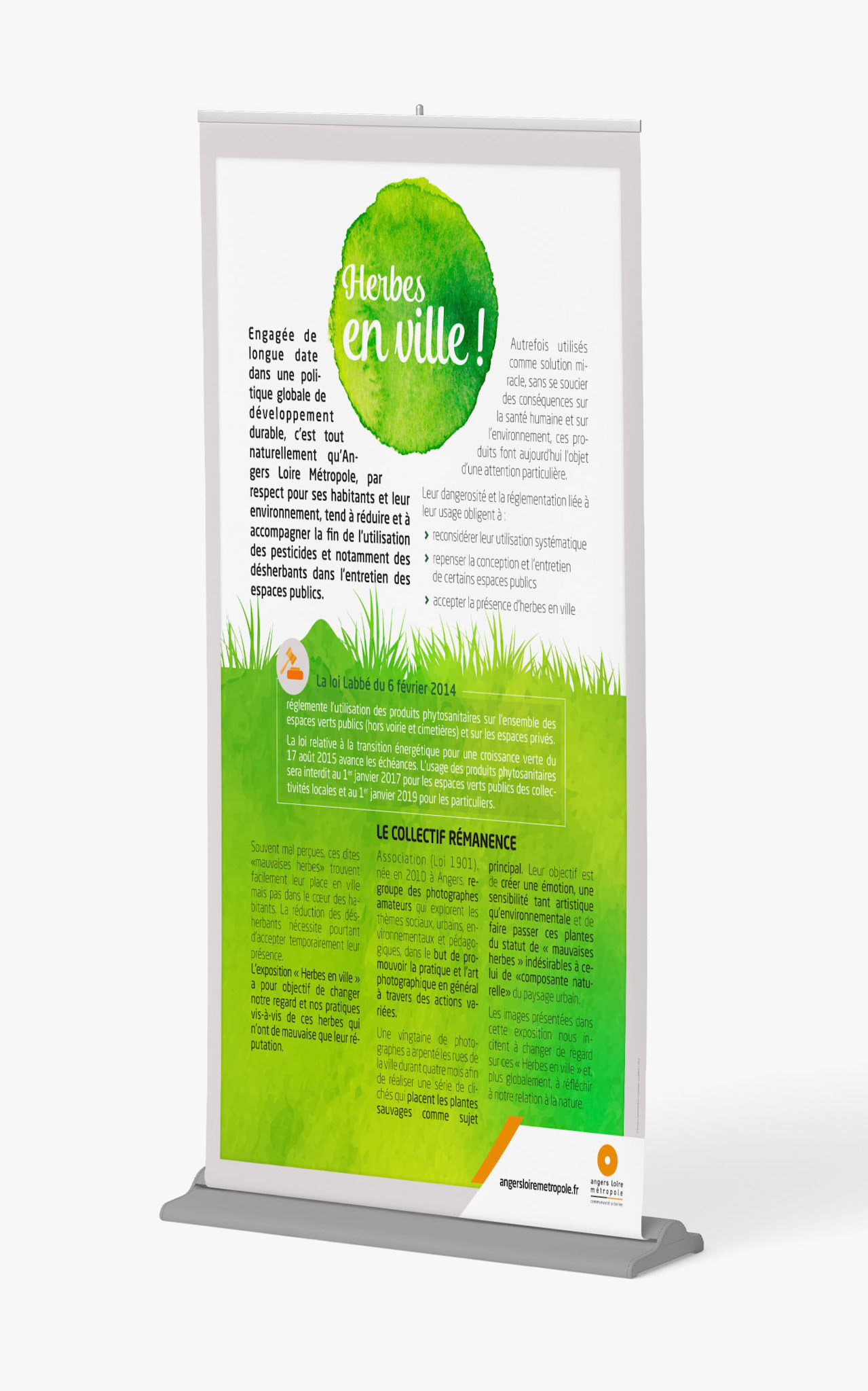 Roll-up d'exposition
