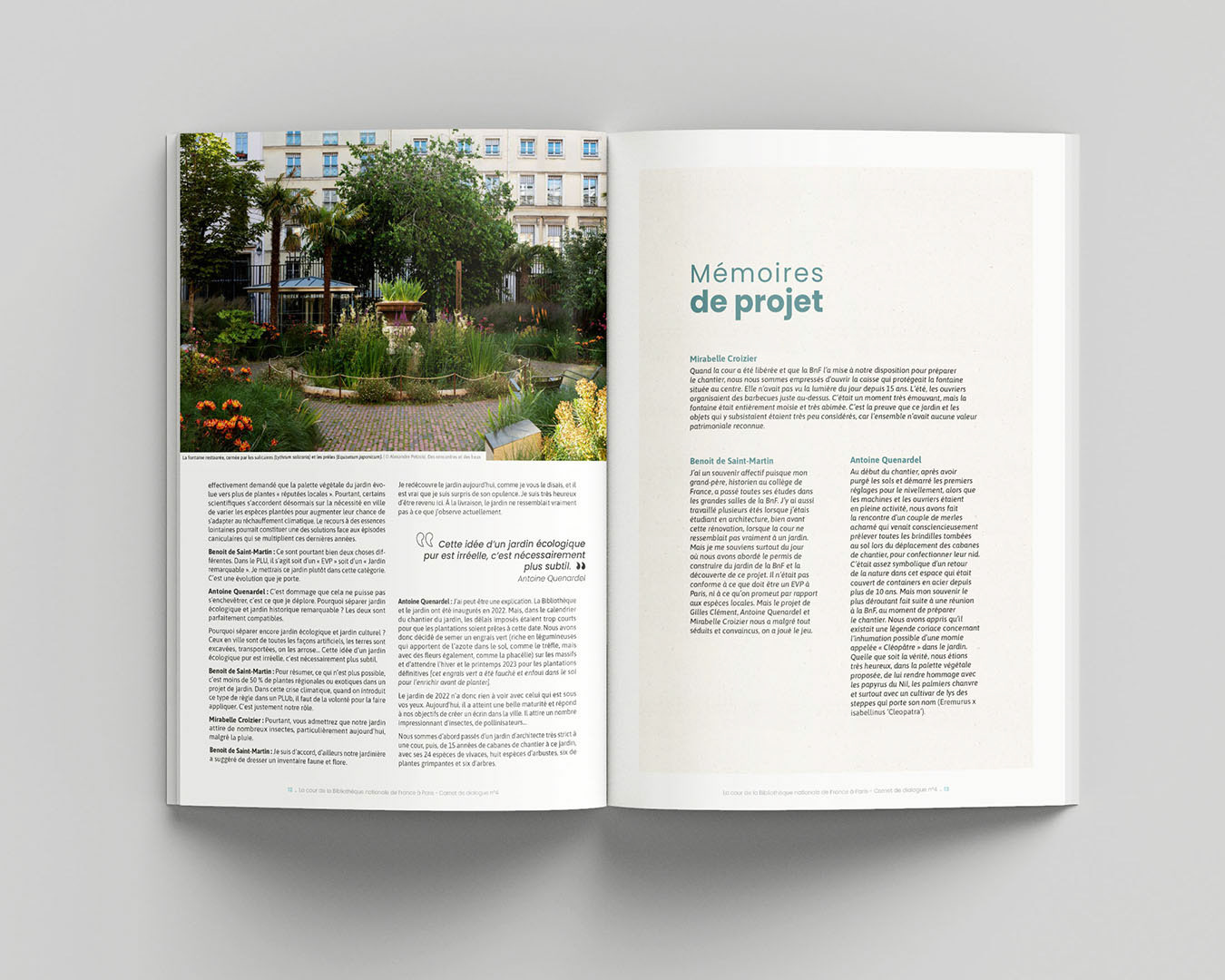 Brochure A4 : pages intérieures