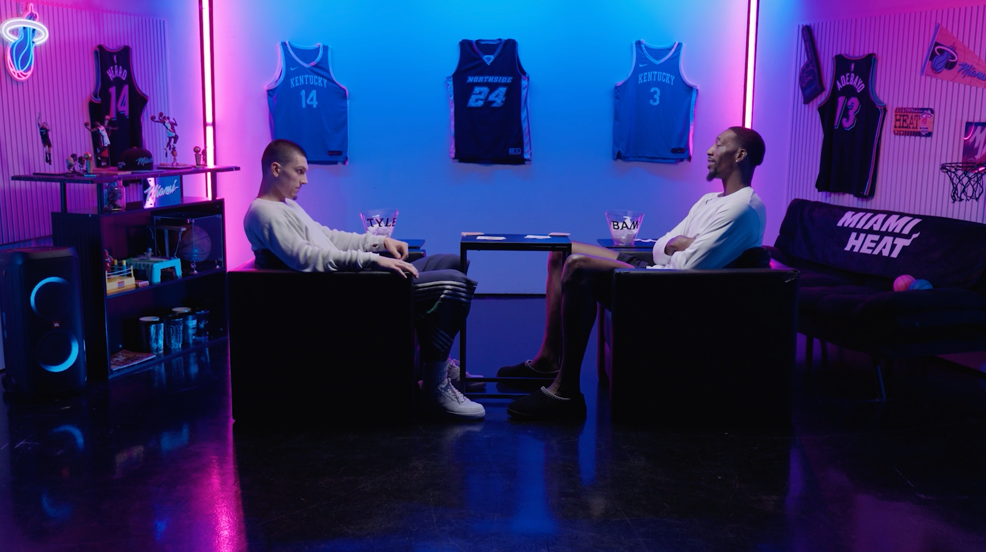 Bam Adebayo & Tyler Herro Man Cave