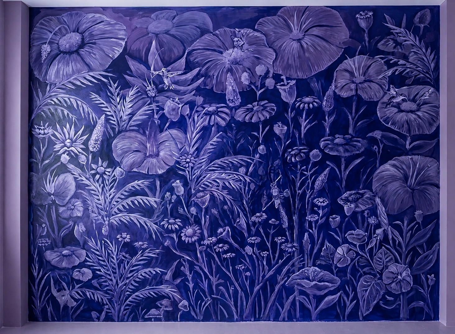 Lavender Garden Mural