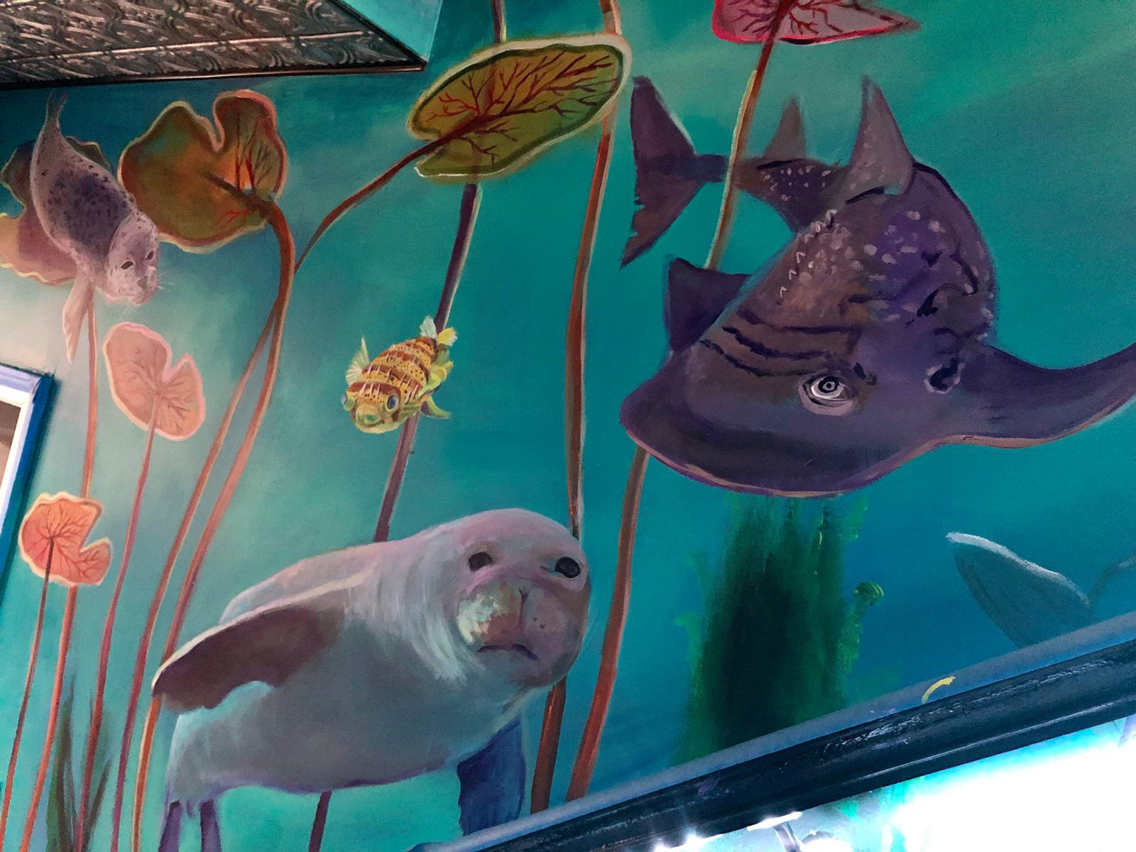 Aquatic Mural Atlanta. 2018 (detail)