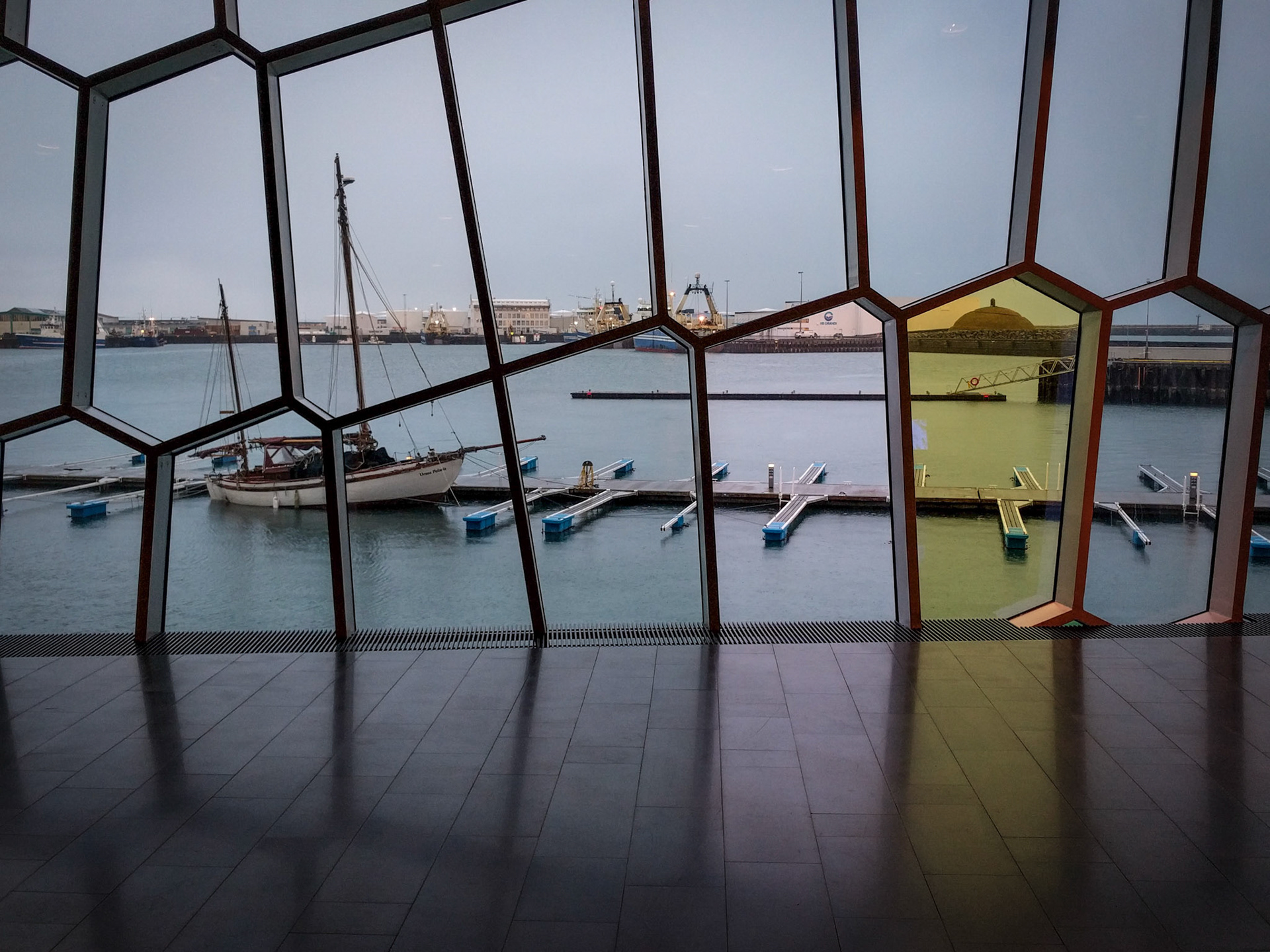 Reykjavík Harbor from Harpa