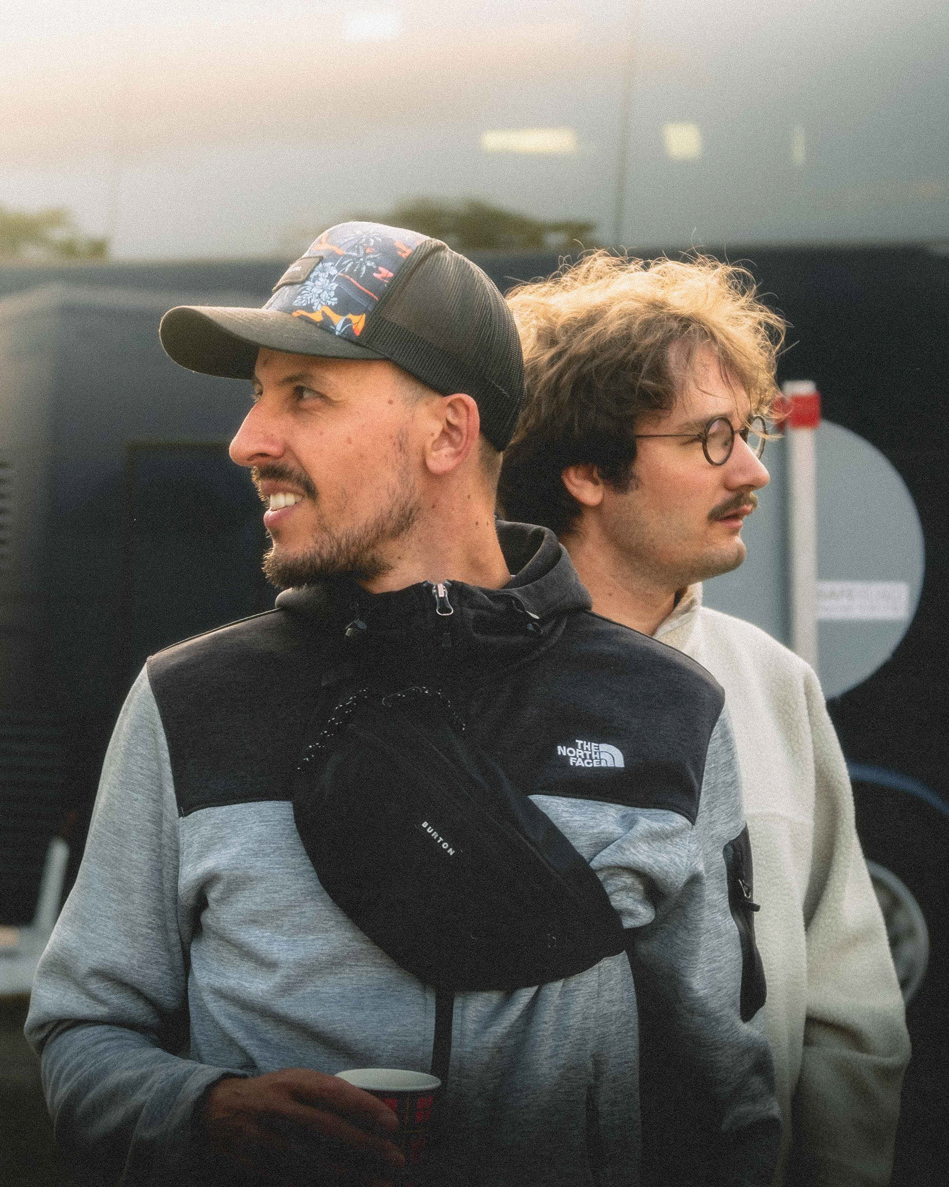 LAST TRAIN's crew on the road