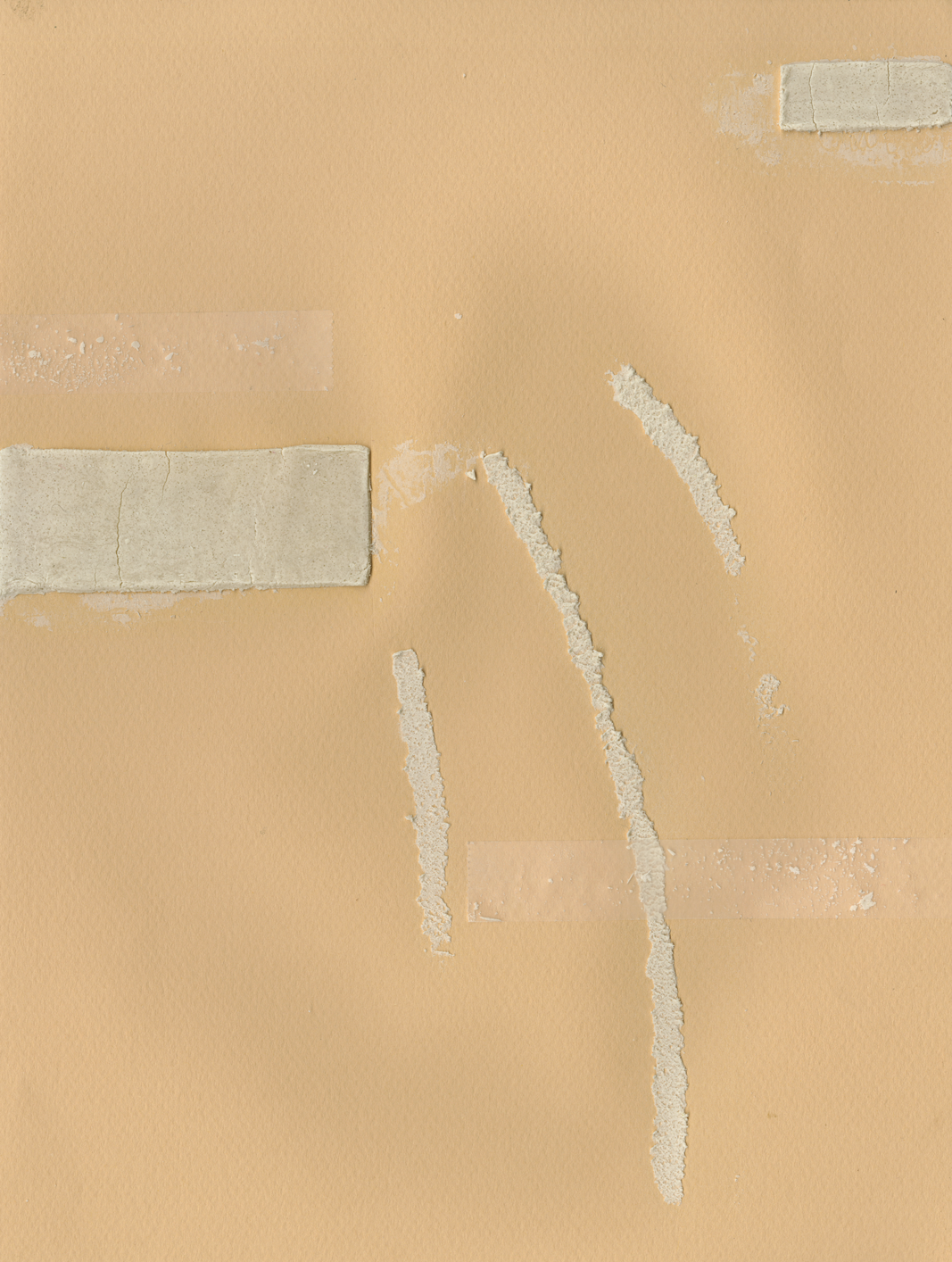 untitled collage #9, flour and tape on construction paper, 2019