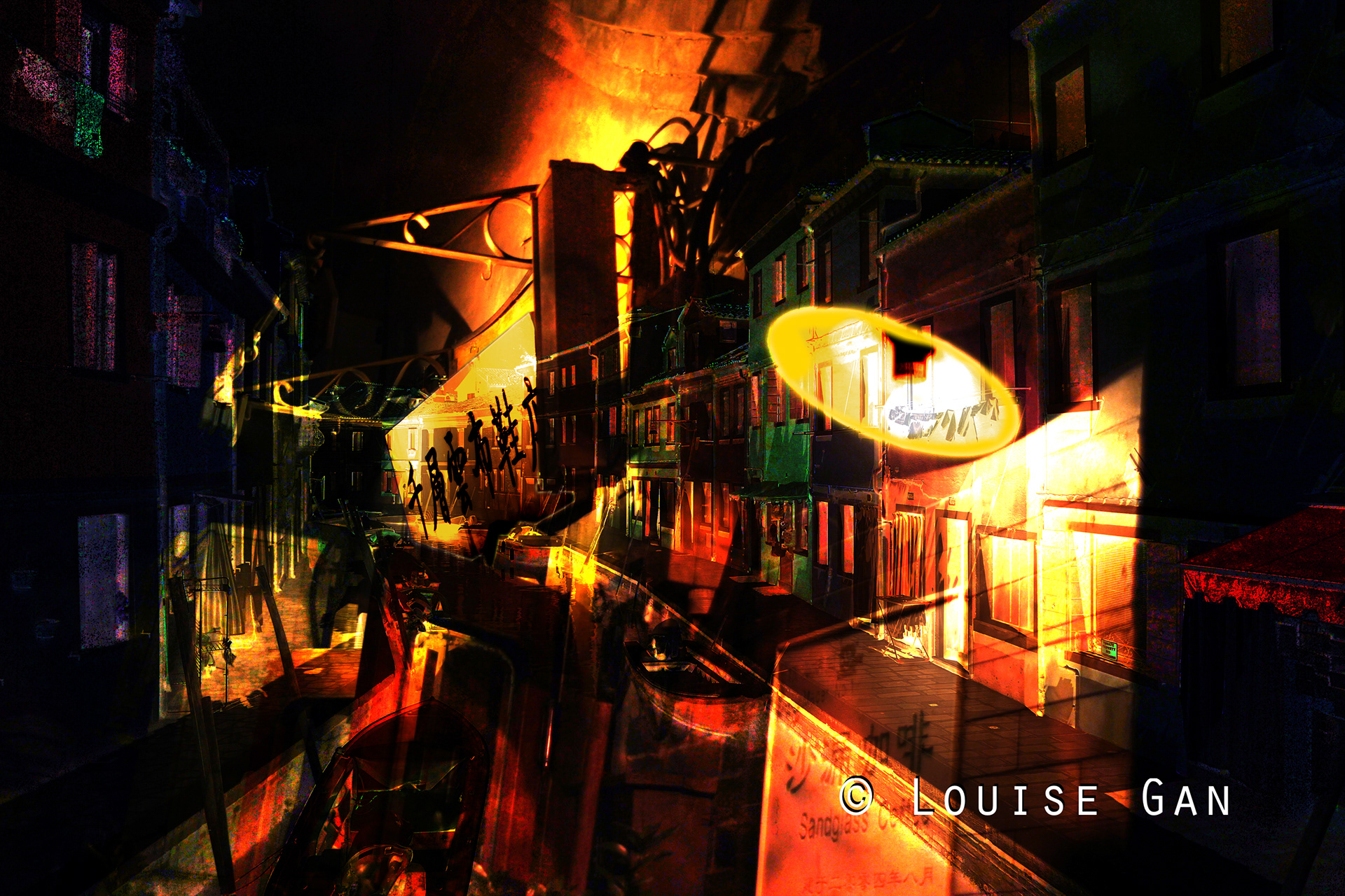 AVAILABLE - Incandescent Tales, 60x40cm