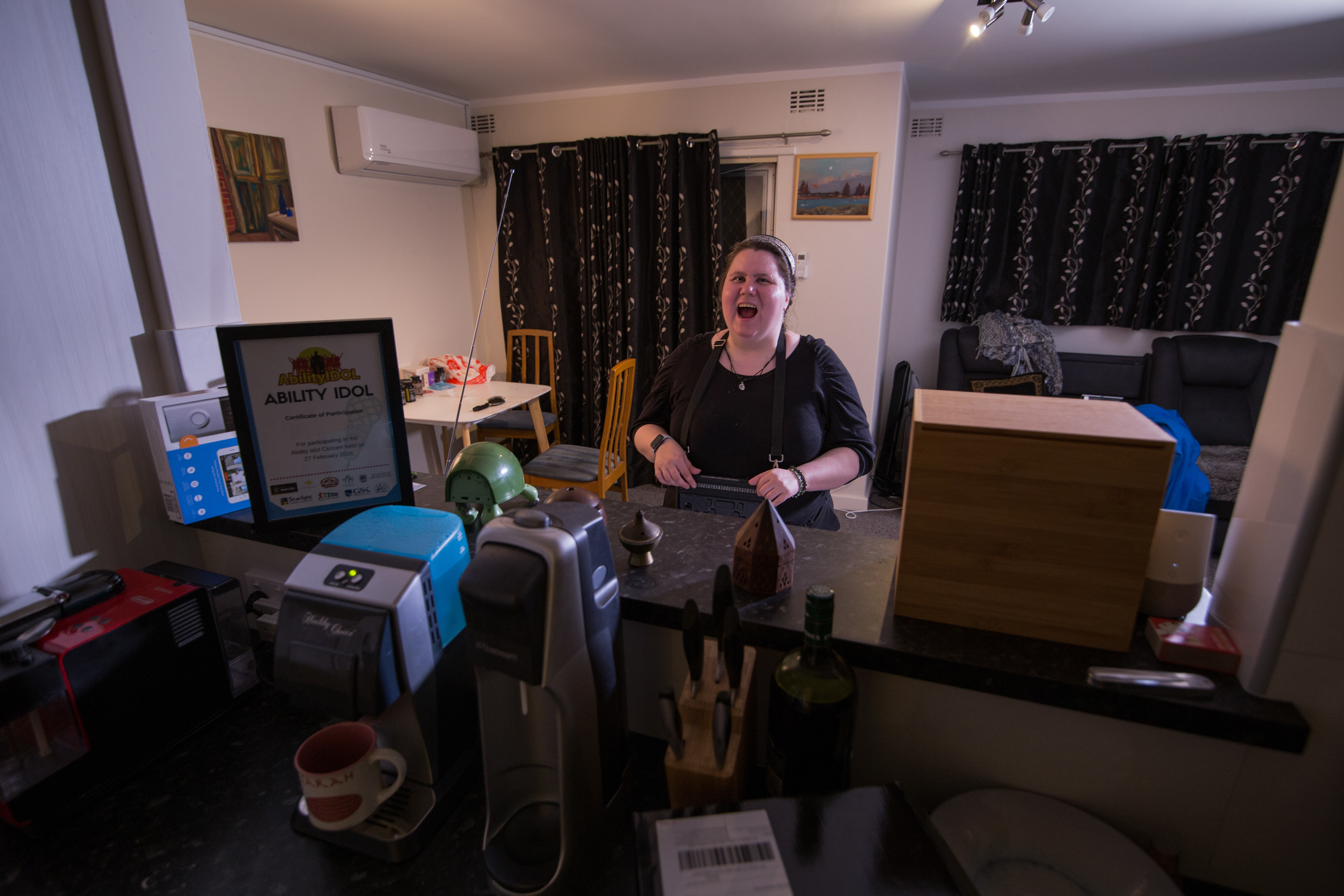 Feeling the lyrics. Grace. 32. Social services worker. "It's complicated."