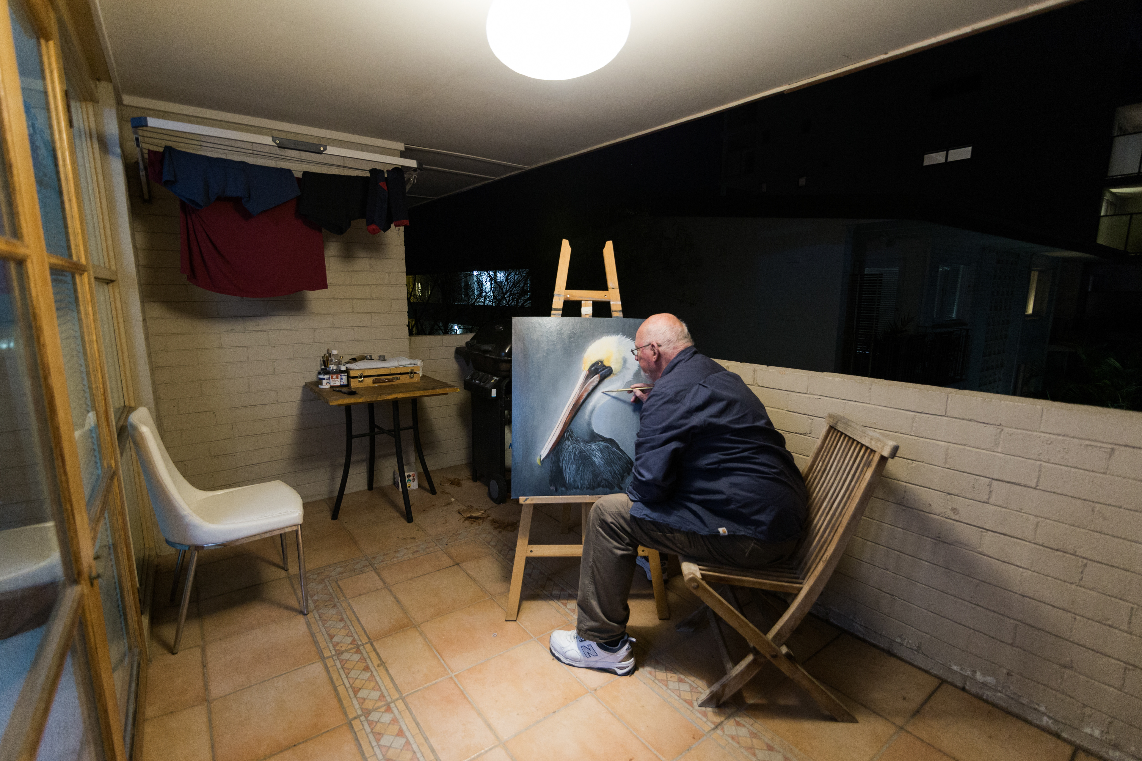 Bob. 76. Independent filmmaker. "It's just me."
