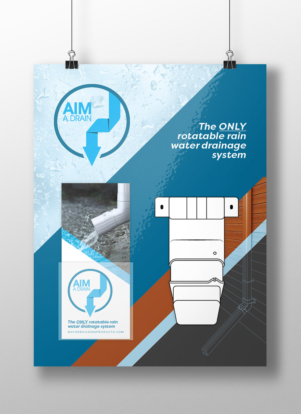 Aim-a-Drain Info Poster
