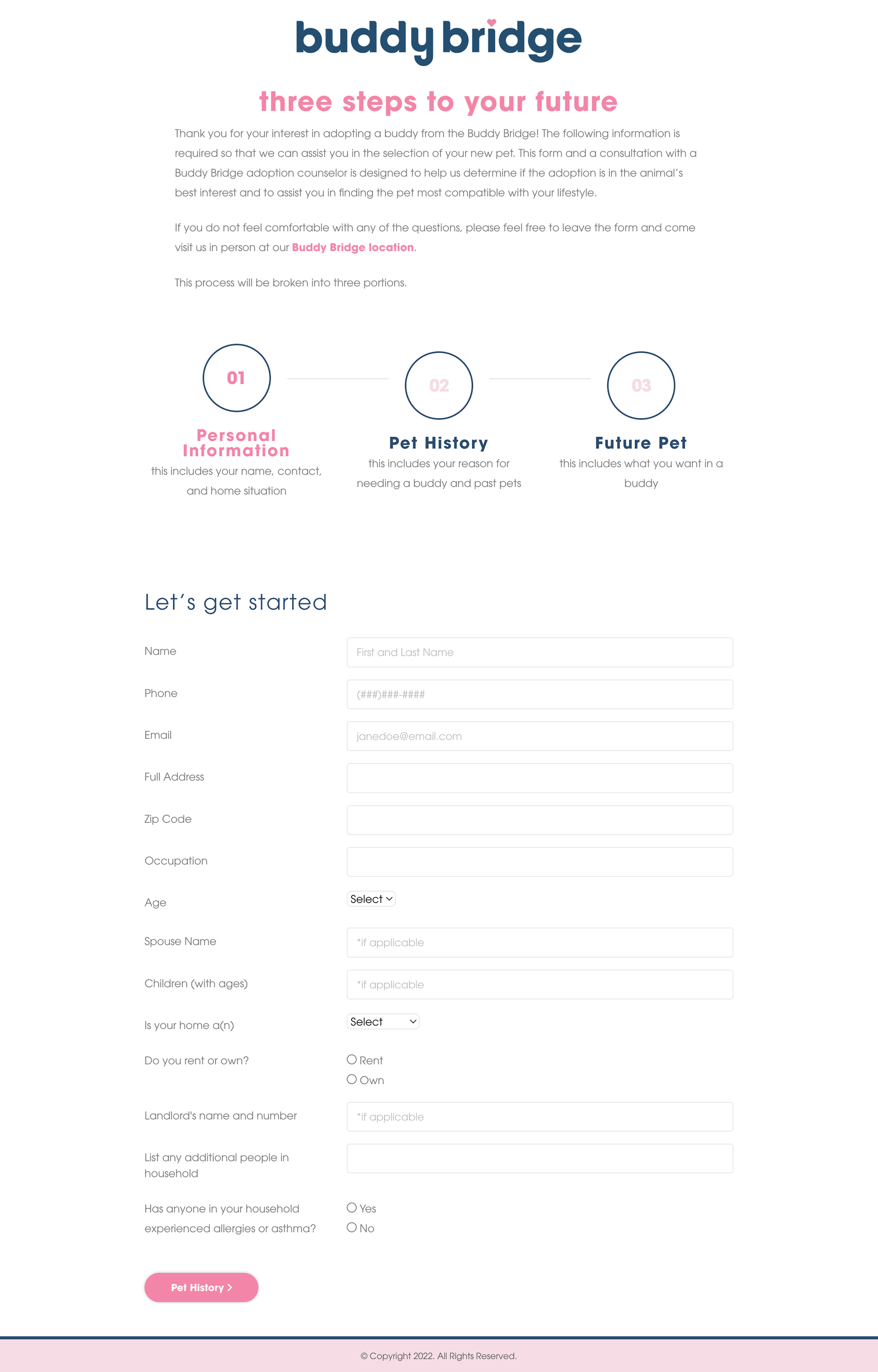 Questionnaire for Buddy Matching System