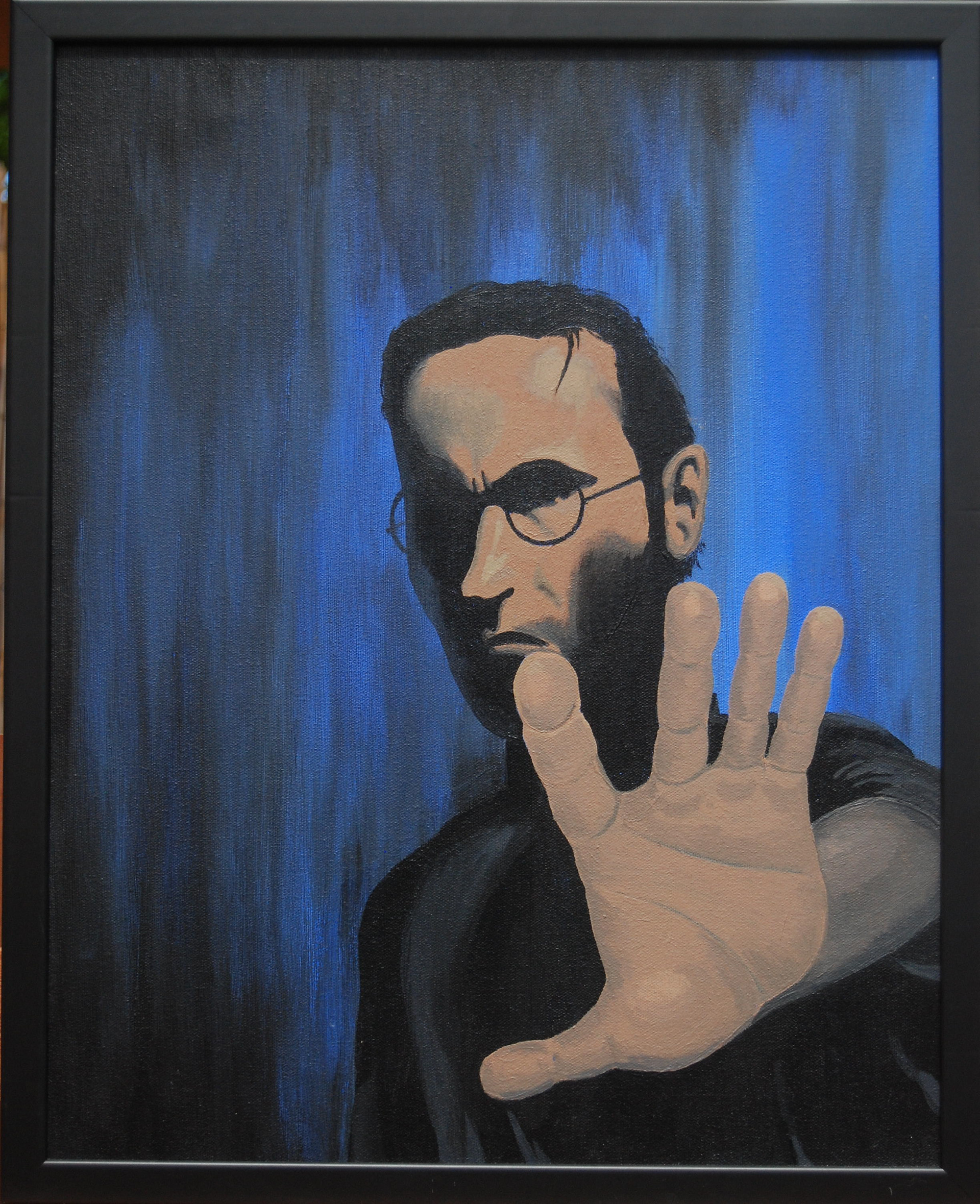 Angry Young Man 16"x20" Acrylic on Canvas ($2,200))