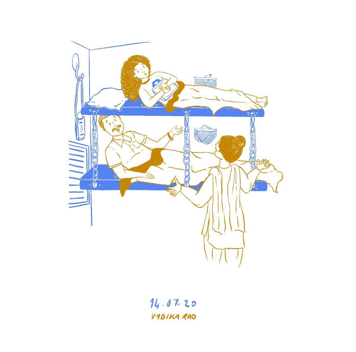 One of my trips to College in Madras by train, the passengers were all warned to hang on to our belongings and watch out for thieves. So I hugged my bag and fell asleep and dreamt that a thief grabbed my bag out of my hand and ran. So I woke up screaming “aaaaaayyy!” (out loud) and woke up all the other passengers around me. They couldn’t tell what happened and where that noise came from and kept asking each other “kya hua!? Kya hua!?” And so I obviously also looked at them and asked “kya hua!? Kisne chillaya”, pretending like I had no clue. 😂😛