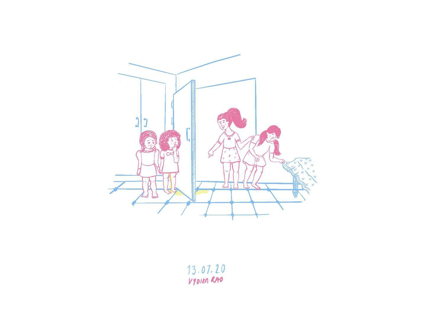 Another childhood memory: I’d be super excited to play hide and seek. Almost every time we’d play it and I’d hide, out of excitement this would happen and my sister and her friends would find me and my friends thanks to my little trickle of you know what(zoom in for better understanding) 😂🤦🏽‍♀️