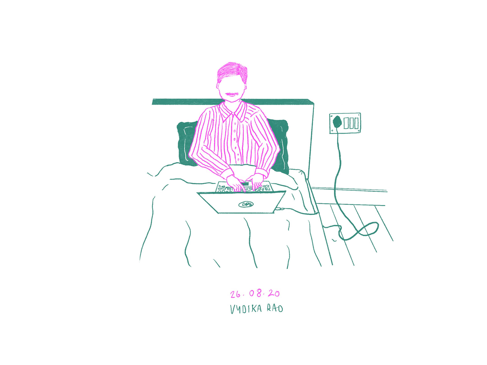 Insignificant Extra#4  The wannabe progressive, cool uncle who like every other extra thinks he is important and youngsters care to hear his opinion. This “uncle” is an acquaintance to my dad. He saw a recent illustration that my dad was tagged in and took the liberty to not just comment on my post but also gave me amazing advice. Please see the next picture for the screenshot. 😂  I only have one thing to say to him- go back to school, pay attention in biology class and ofcourse be blessed always!  Also, I think the point of calling these people insignificant extras will be lost if I keep drawing/talking about them and give them so much of my time. So this will be the end of the insignificant extras series and hopefully the last of them too in my life. (Maybe I’m asking for too much)  PS: the reason he has no features is cos I’ve only met him twice and can’t remember how he looks 😁