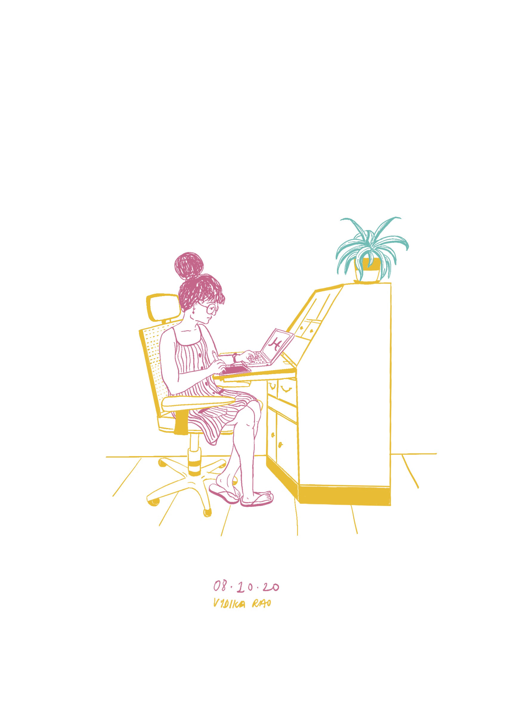 Around 2 and a half years ago, my roommate(@adityasoma87 ) and I moved to Bombay, into our perfect little happy place. Thanks to a friend passing my portfolio around I was called for an interview almost immediately, by a really enthusiastic guy from a start up(@writeous.studios where I now work). We worked on multiple fun things and I had a ball, I was living the life I wanted in the place I loved. Until 2020 happens to all of us 😒  @adityasoma87 and I decided to move out of Bombay temporarily to move closer to our folks and that meant leaving our happy little place. So we packed up our home and our bright sunny Bombay “terrace” to leave it behind for some one lovely who can enjoy the space as much as we did. Over to you @sidmathur89 (enthusiastic guy from a start up) 😄  It’s funny how things turn out :)