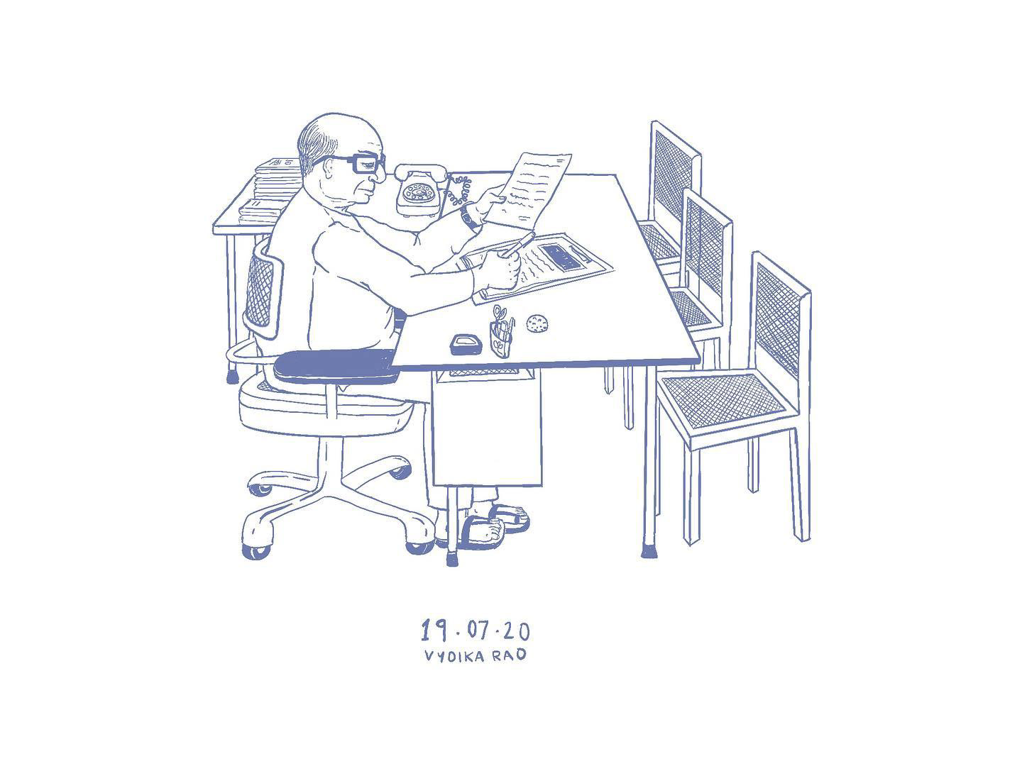 Generational differences generation I illustration This is advocate/criminal lawyer Bonala Krishna Rao(my thathayya) 07.06.1929 - 24.01.18  He fought for freedom during his college days. Dated Sumitra Gandhi while studying law in Nagpur university and wrote poetry in Urdu. He scared the living hell out of big scary criminals but still fought for them too. For most part of my life I failed to understand him despite being in awe of all his achievements and accomplishments :)