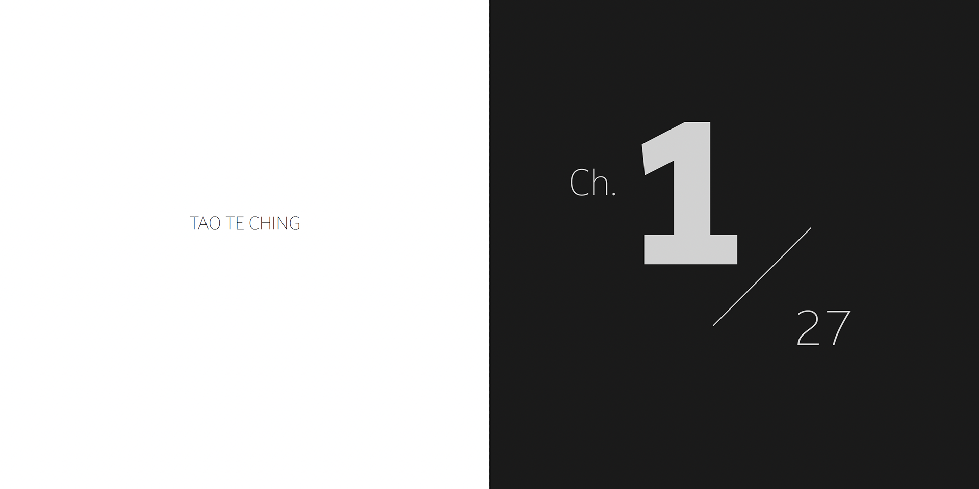 Tao Te Ching