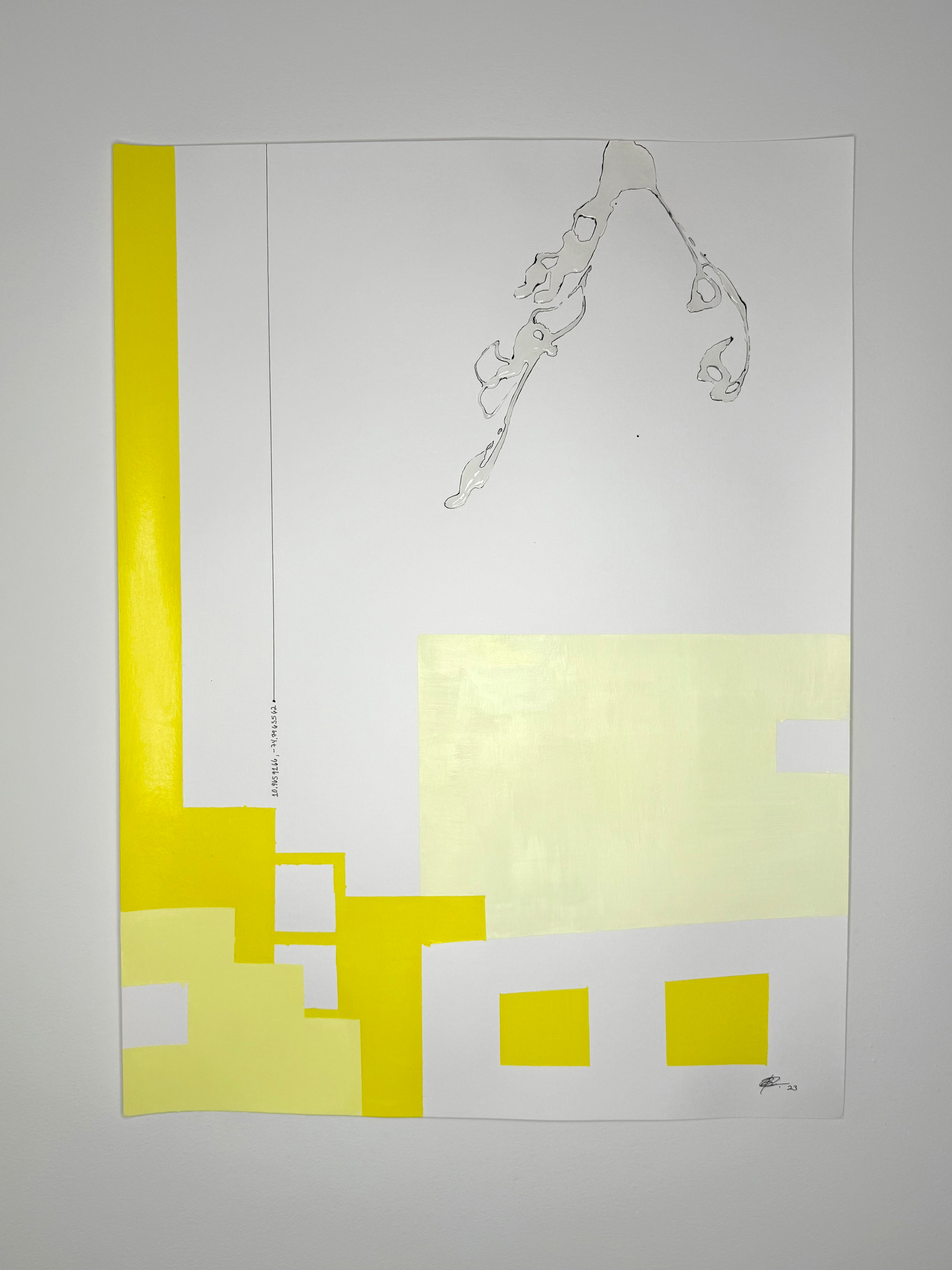 Finding Joy in the void: "Madison & Park". 18x24 in (45.72 X 60.96 cm)