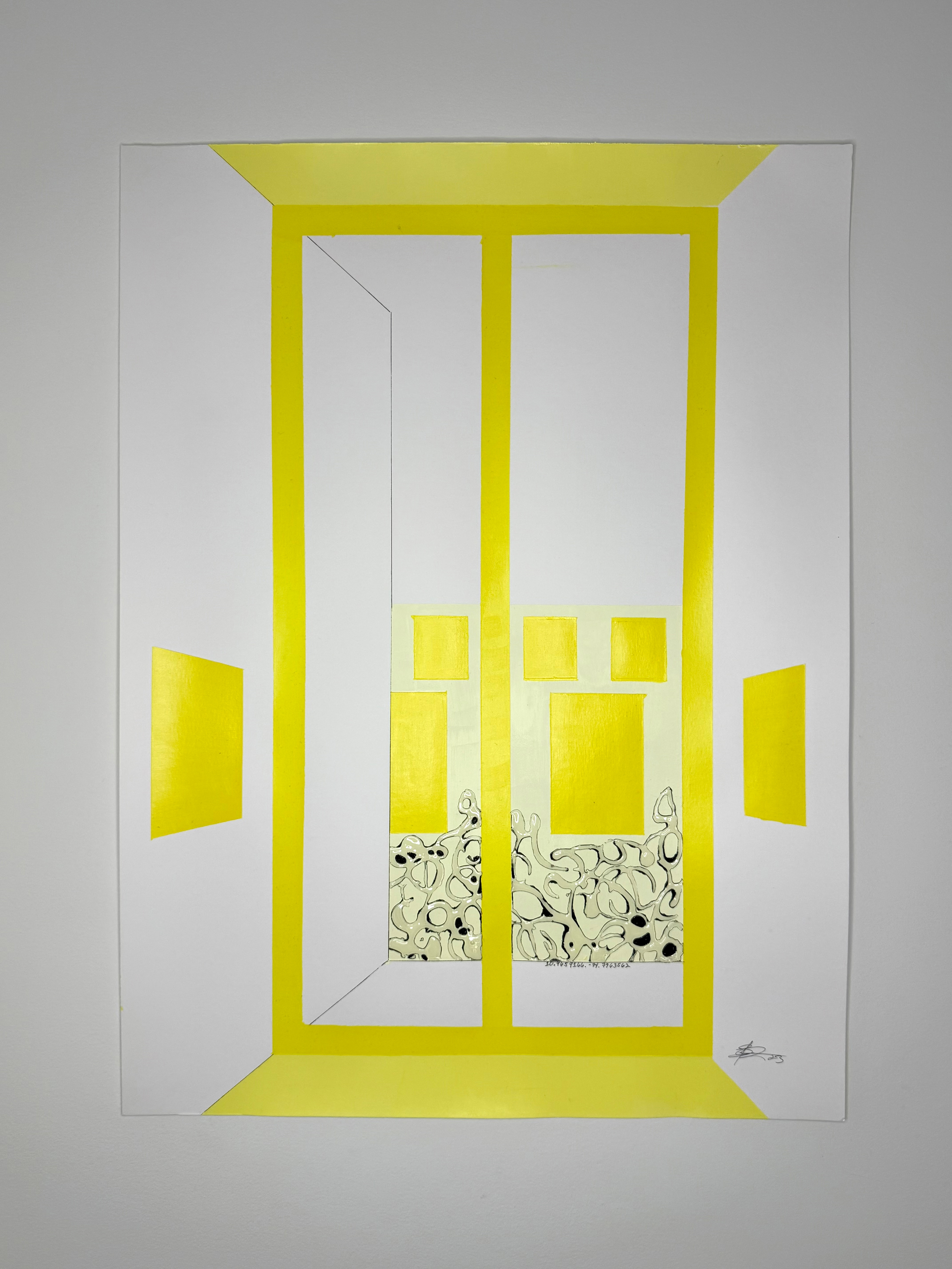 Finding Joy in the void: "Reyes". 18x24 in (45.72 X 60.96 cm)