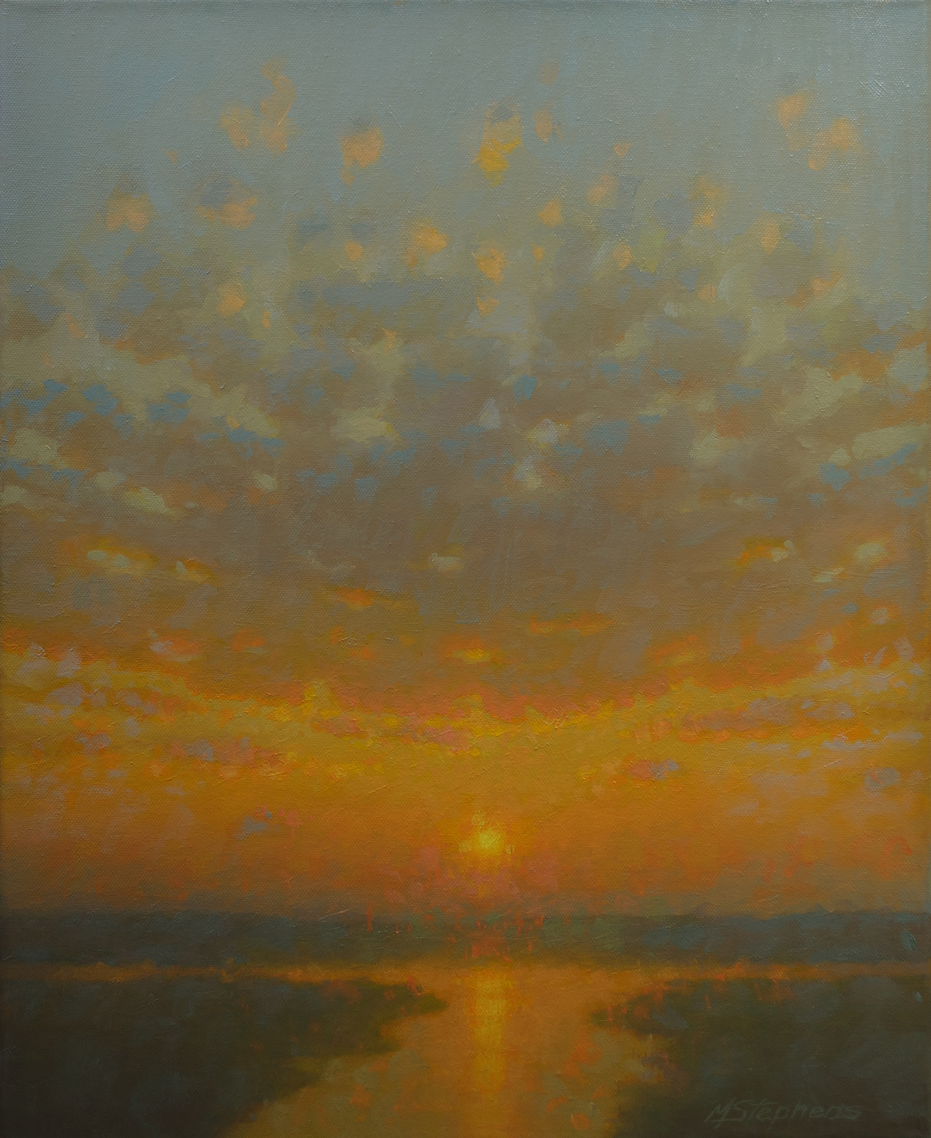 Setting Sun   Oil   16" x 20"