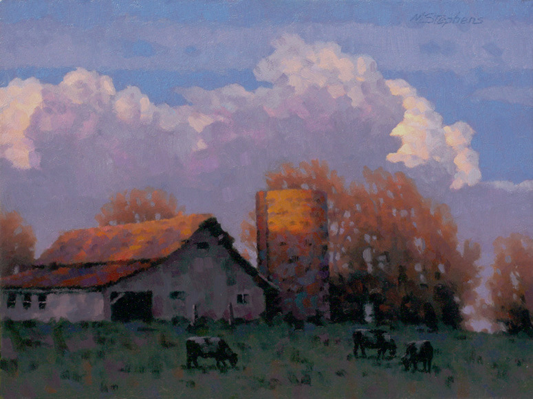 Sunset Afterglow   Oil   12" x 16"   SOLD 