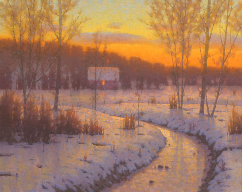 Winter Refuge   Oil   24" x 30"   