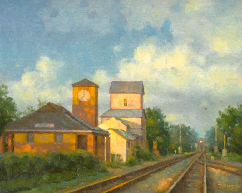 Lenexa Station   Oil   16" x 20"