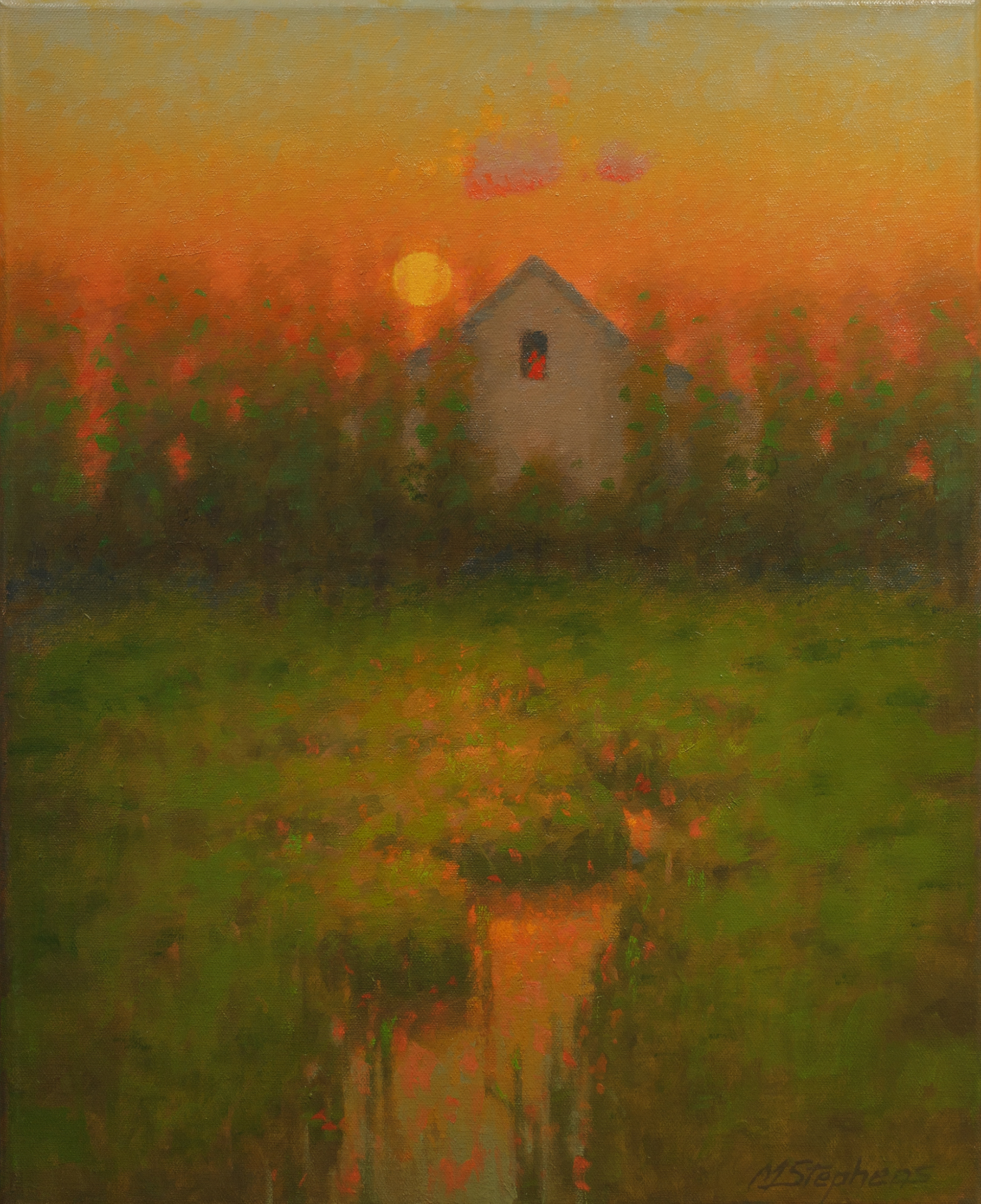 Evening's Soft Glow   Oil   16" x 20"